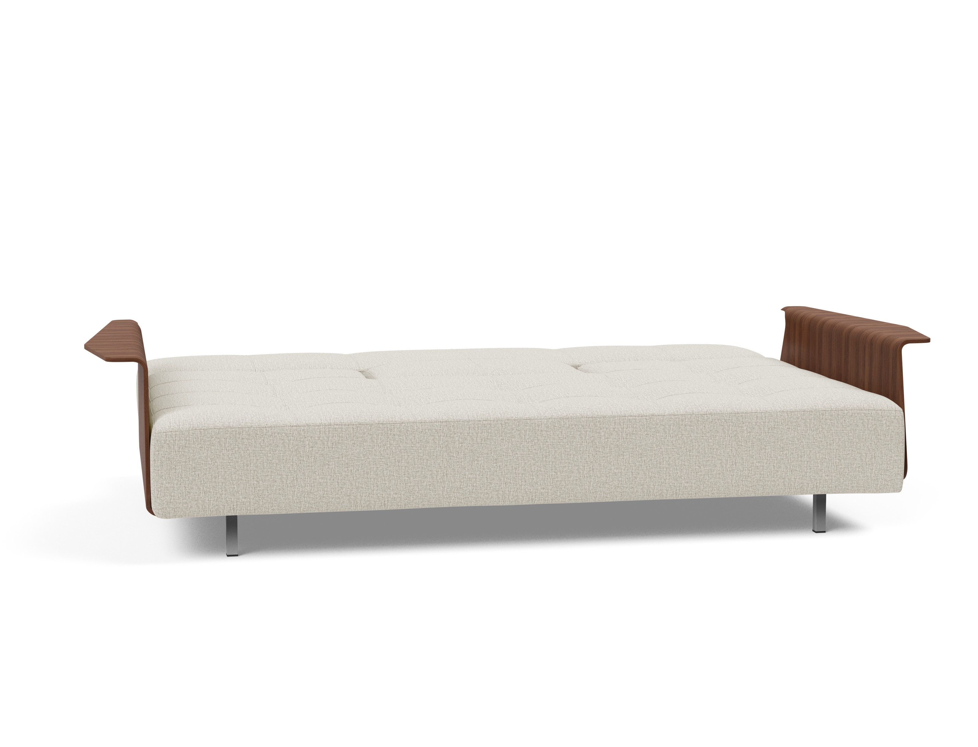 Long Horn Deluxe Excess Fabric Sofa Bed w/Arms