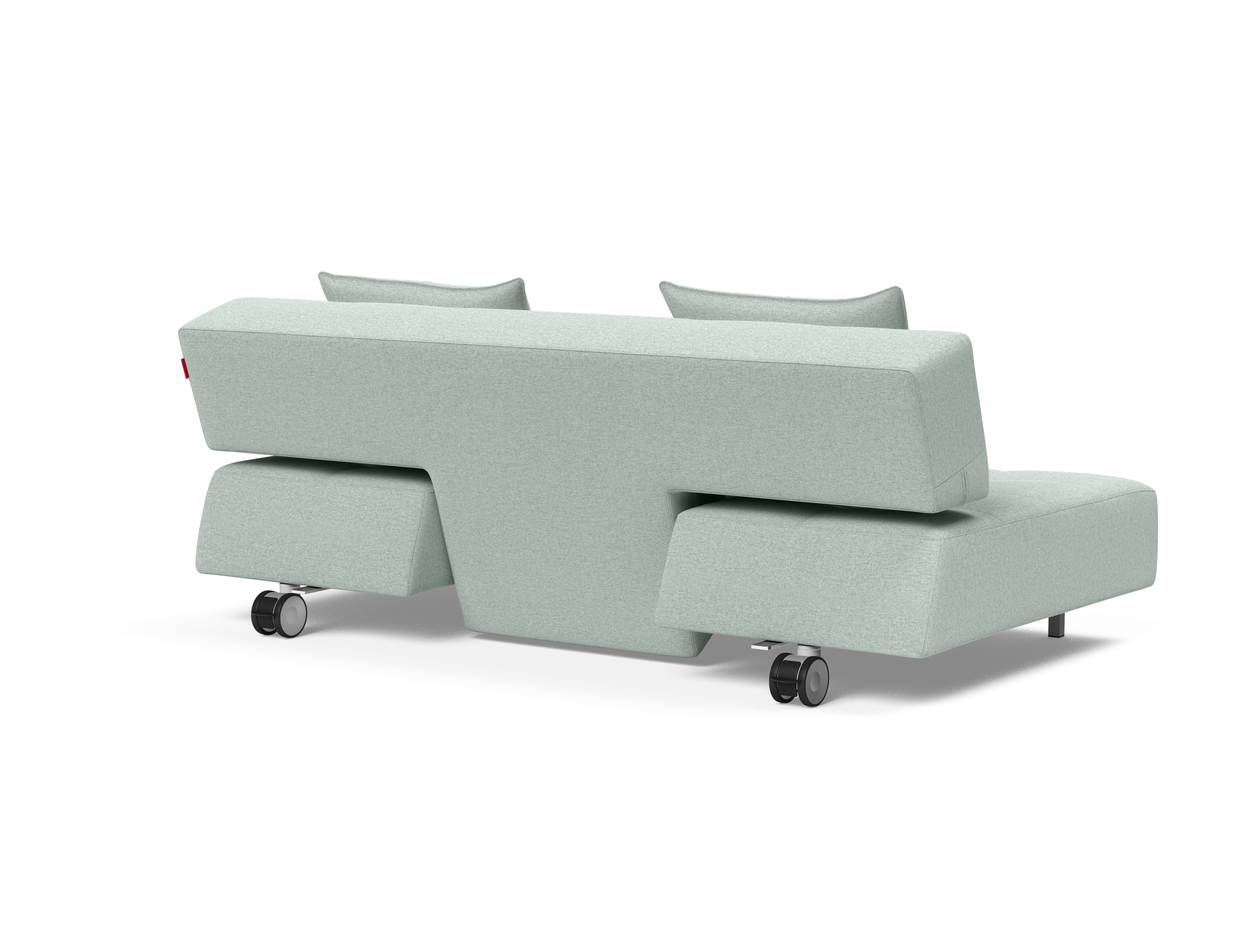 Long Horn Deluxe Excess Fabric Sofa Bed
