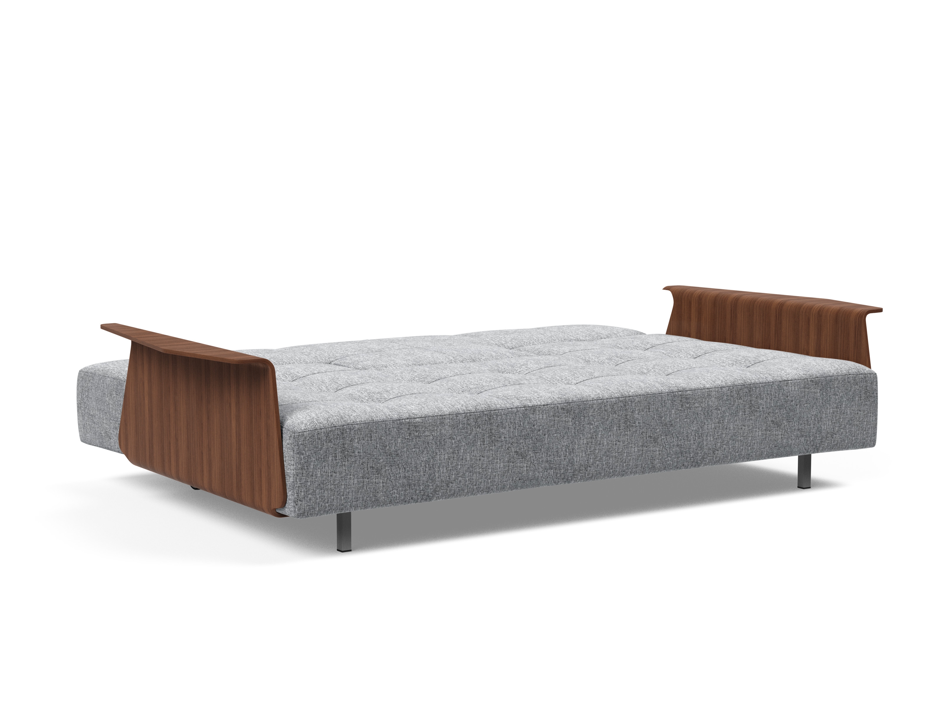 Long Horn Deluxe Excess Fabric Sofa Bed w/Arms