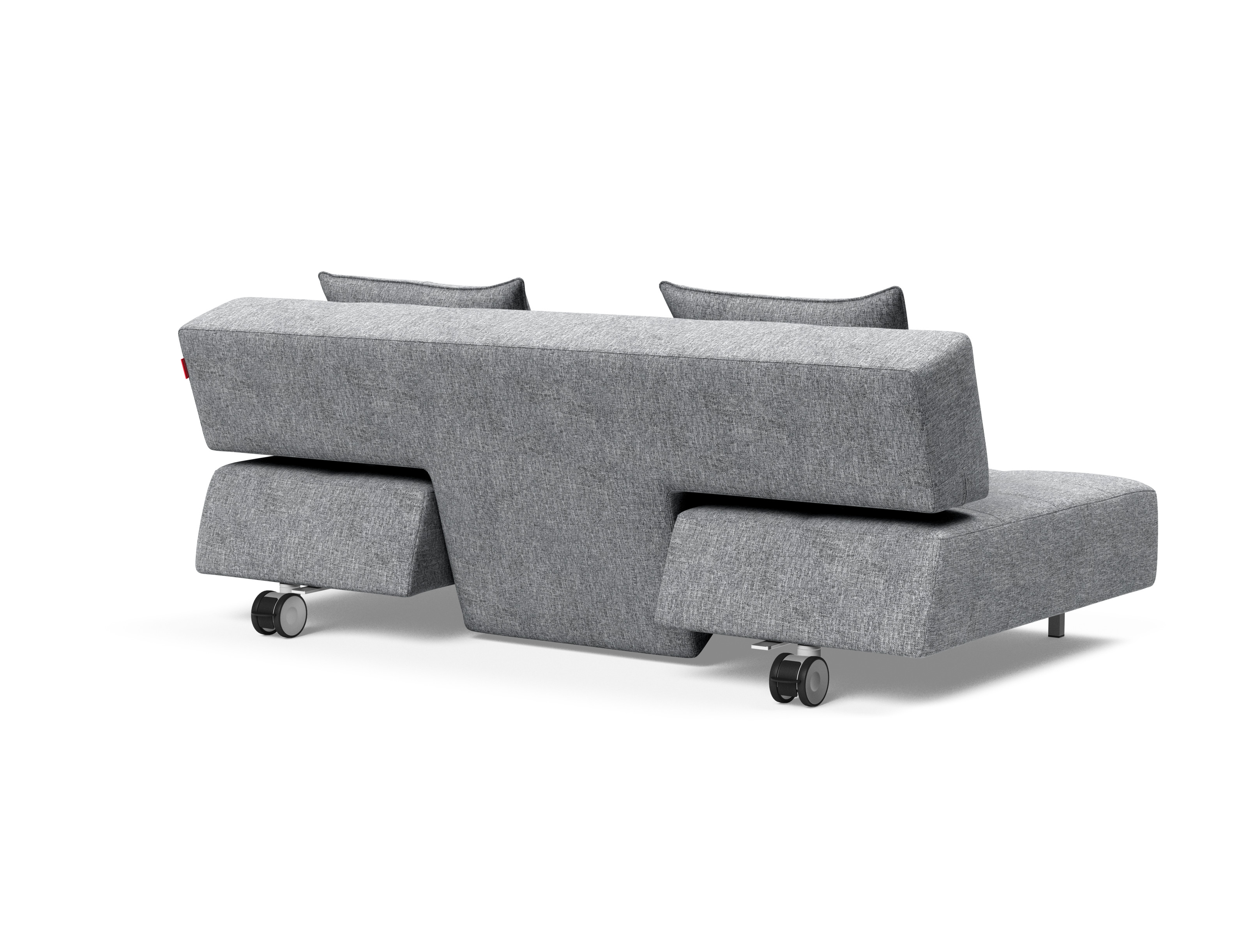 Long Horn Deluxe Excess Fabric Sofa Bed