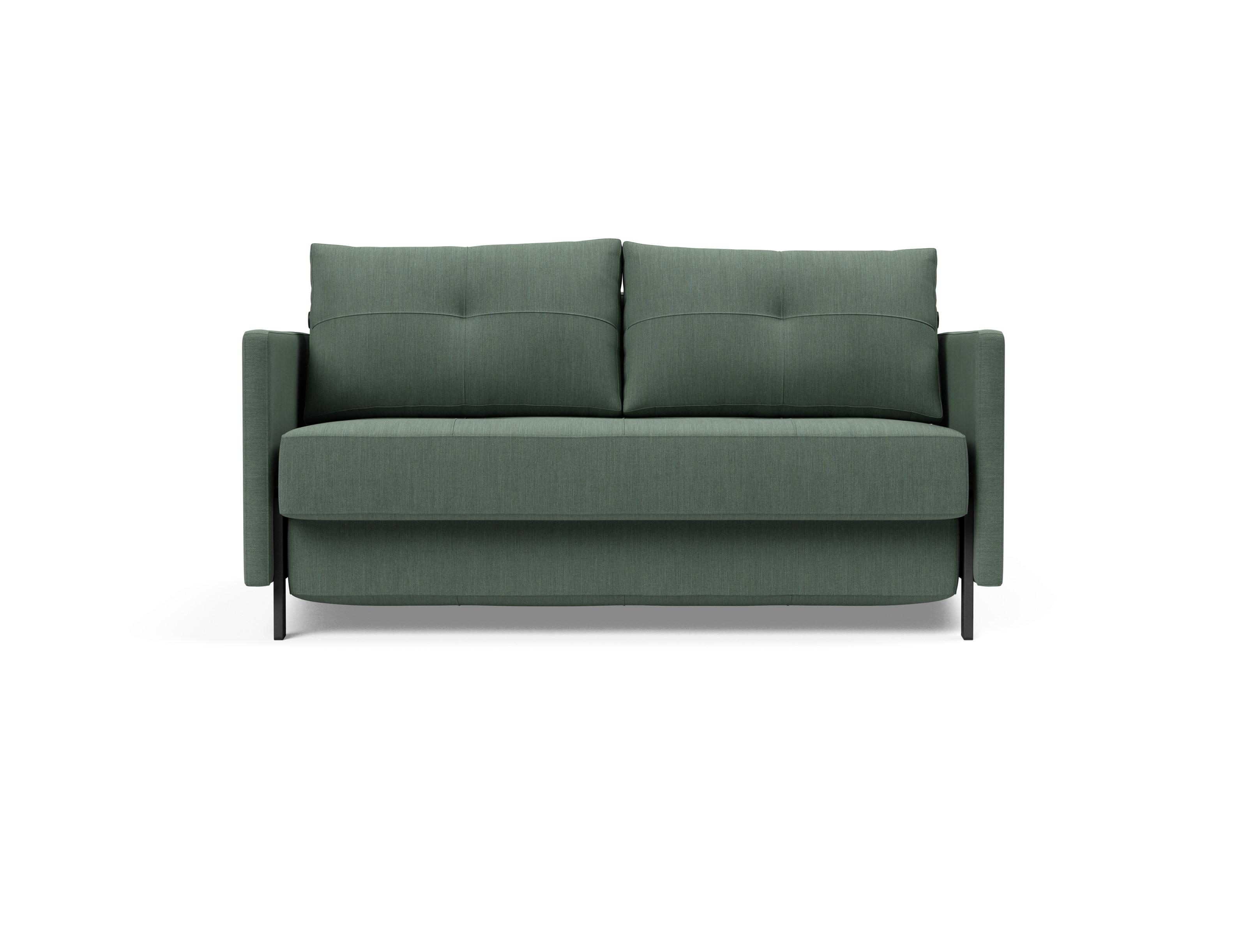 Cubed 02 Deluxe Fabric Sofa Bed w/Arms, Full Size