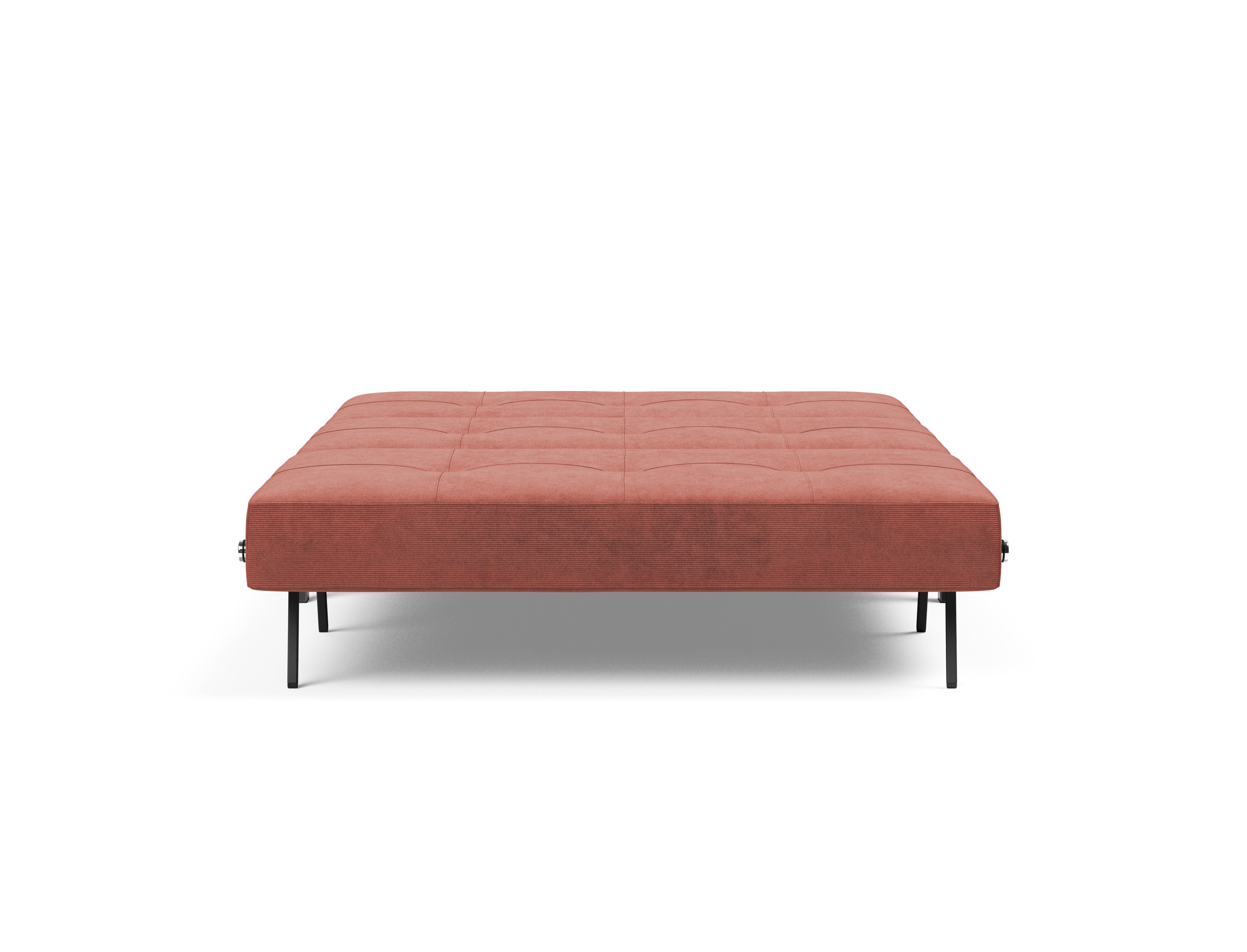 Cubed Deluxe Fabric Sofa Bed w/Chrome Legs, Full Size