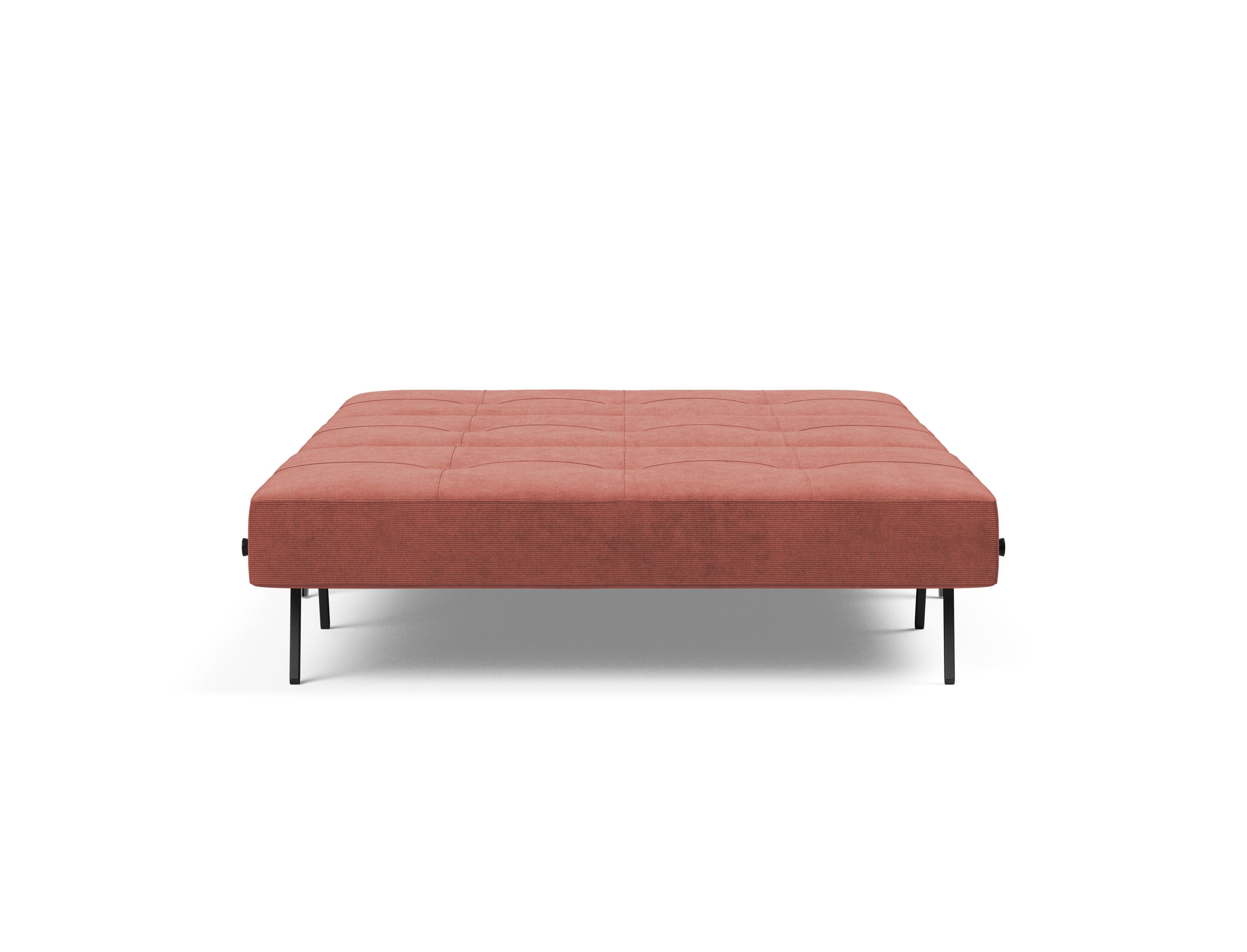 Cubed Deluxe Fabric Sofa Bed w/Aluminum Legs