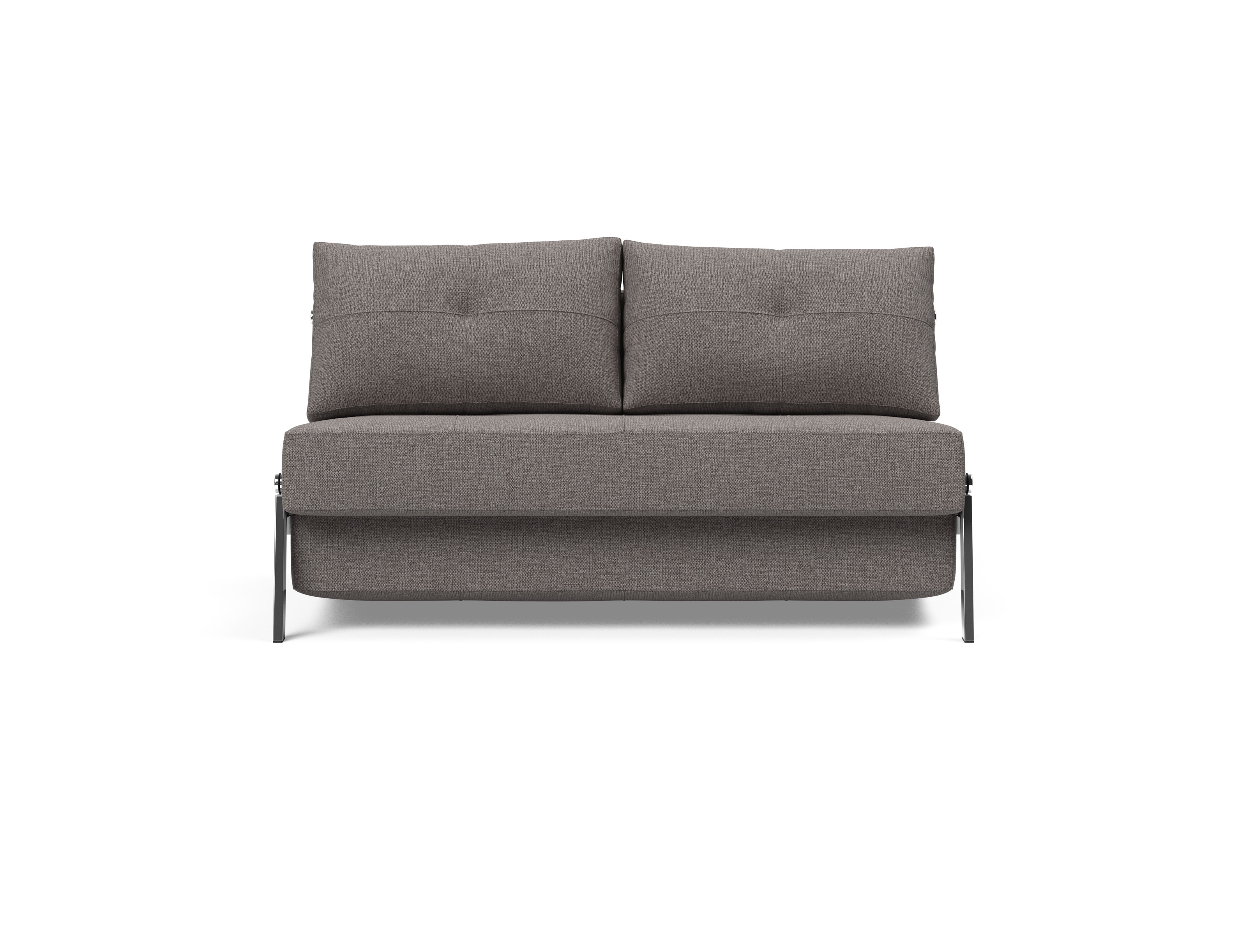 Cubed Deluxe Fabric Sofa Bed w/Chrome Legs