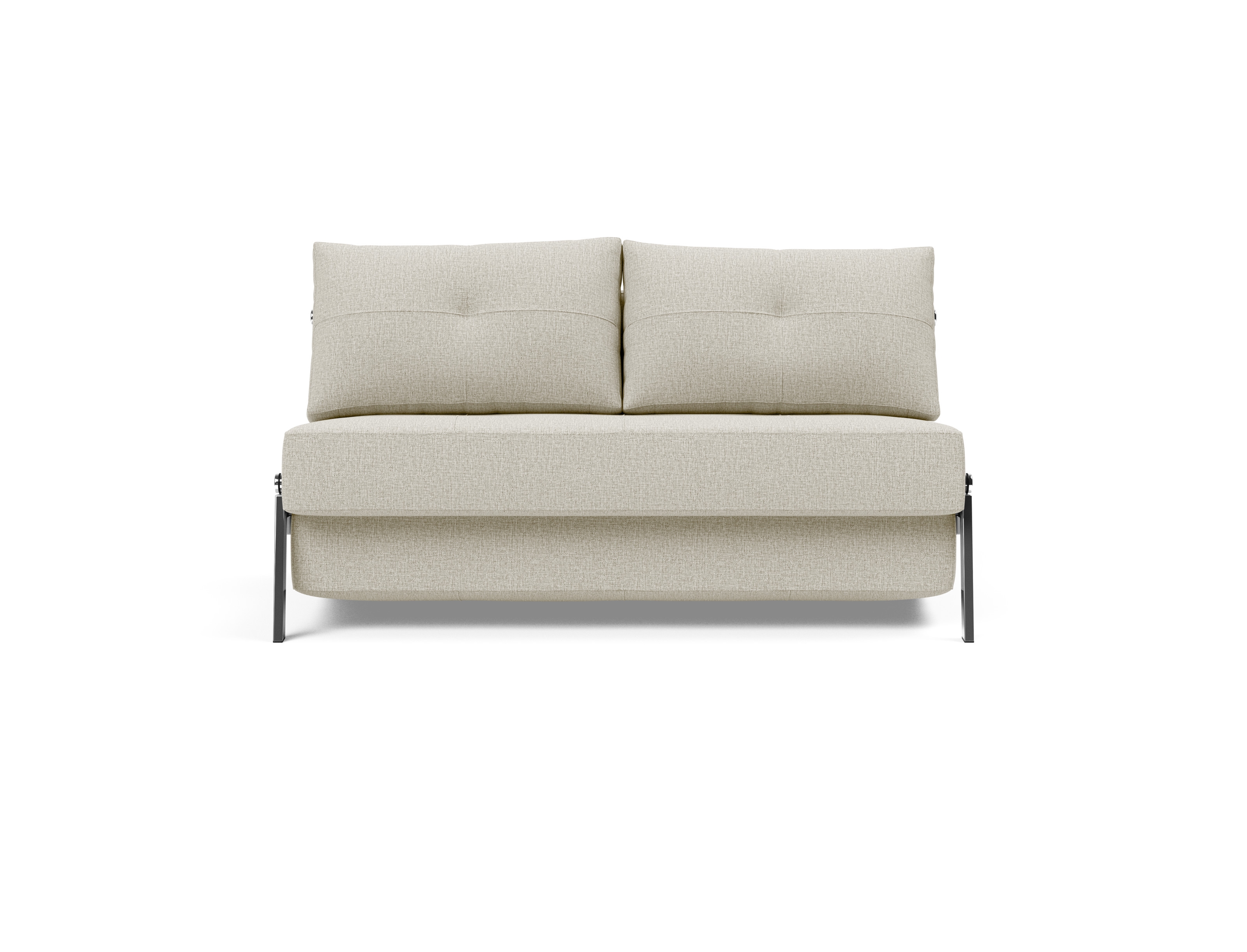 Cubed full sofa bed Dark wood legs