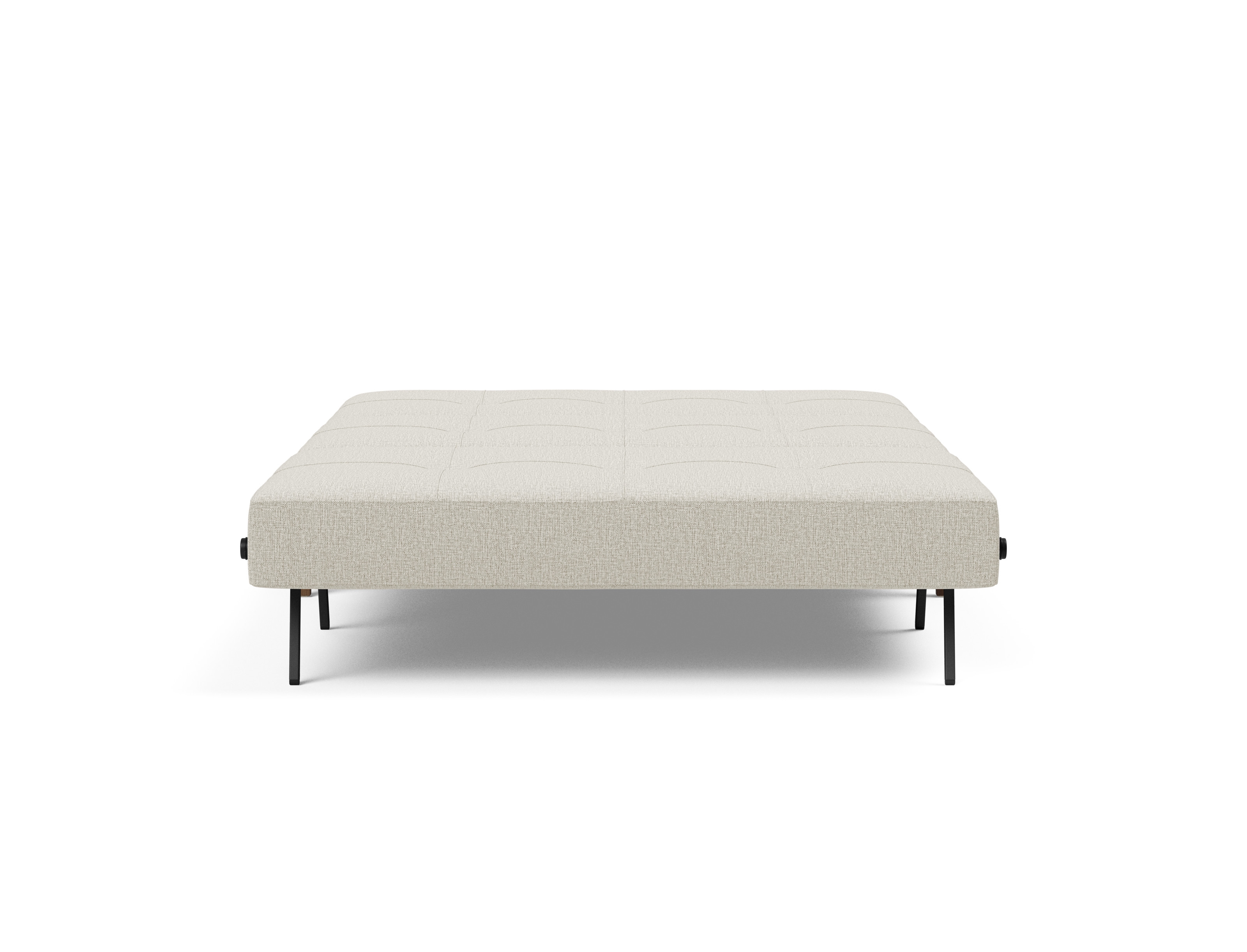 Cubed Deluxe Fabric Sofa Bed w/Dark Wood Legs