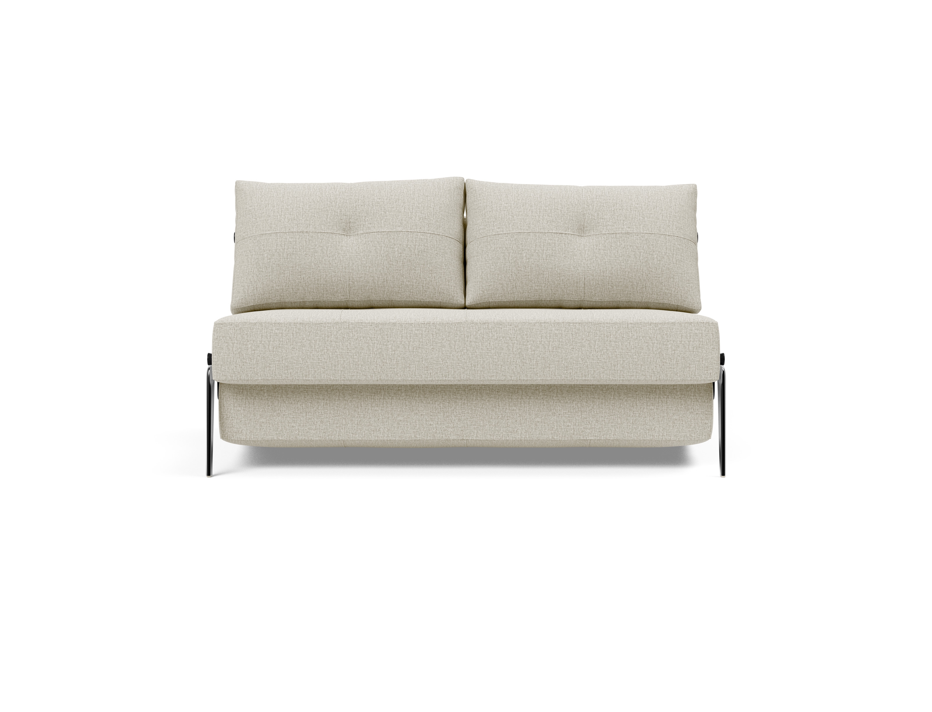 Cubed full sofa bed Dark wood legs