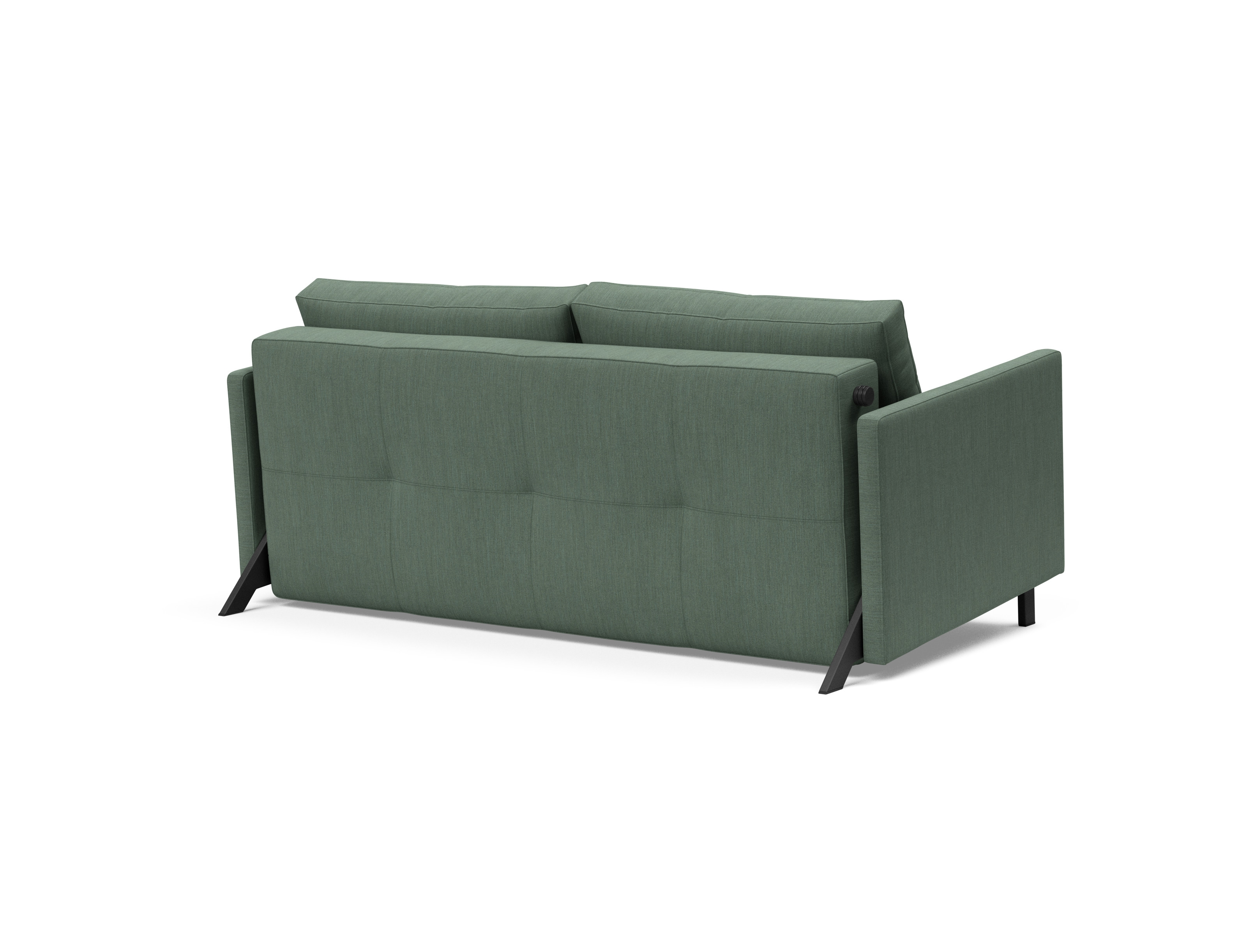Cubed 02 Deluxe Fabric Sofa Bed w/Arms, Queen Size
