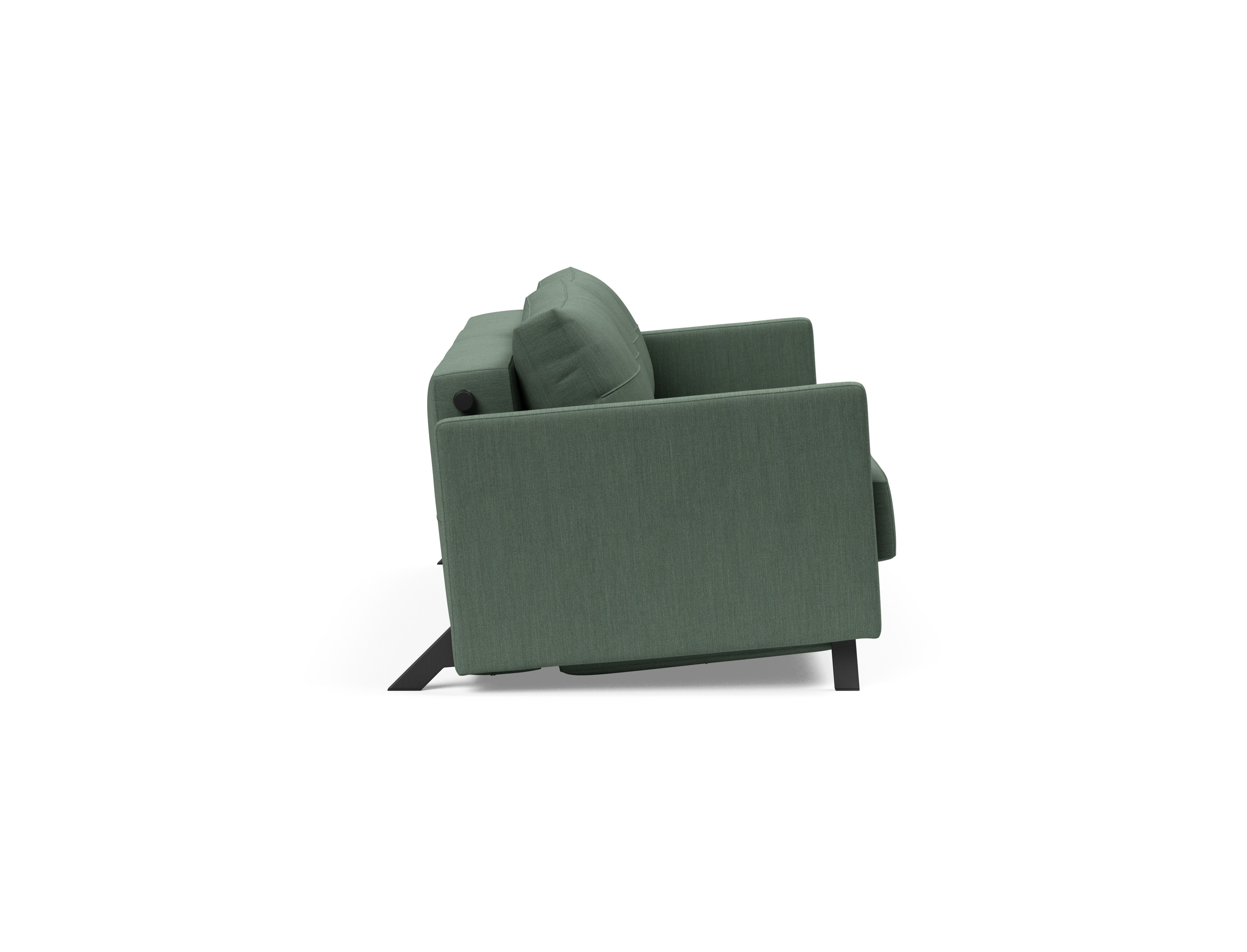 Cubed 02 Deluxe Fabric Sofa Bed w/Arms, Queen Size