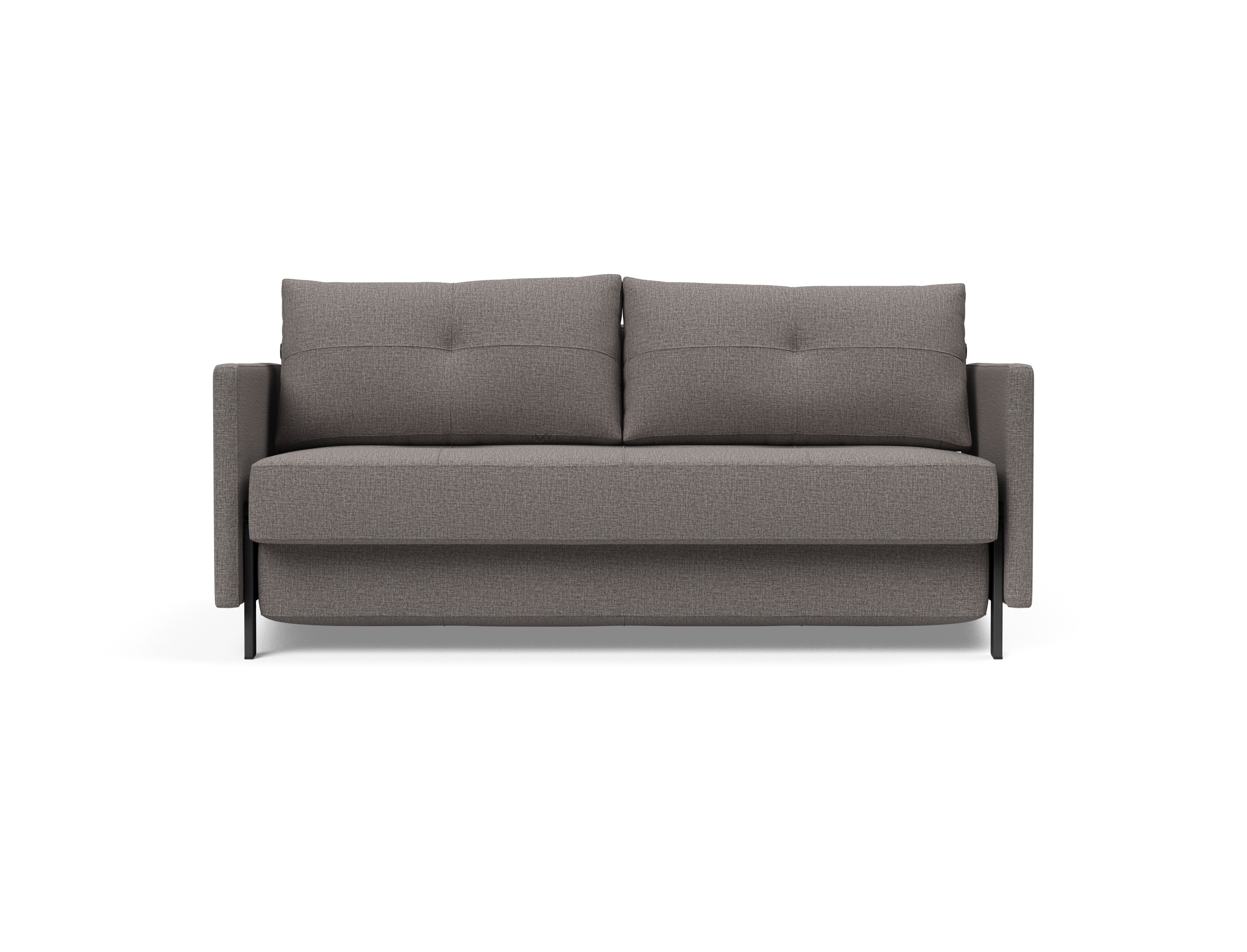Cubed 02 Deluxe Fabric Sofa Bed w/Arms, Queen Size
