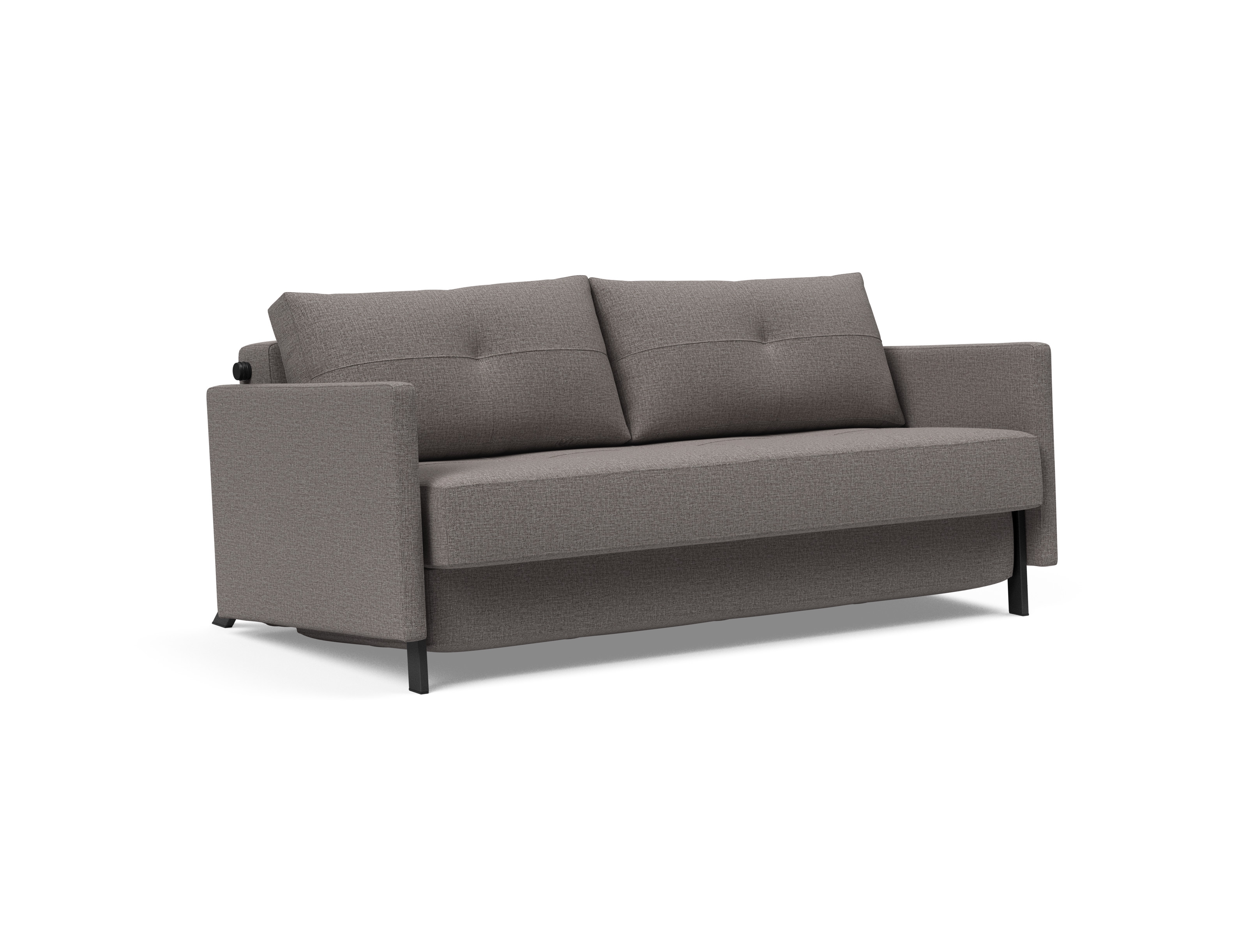 Cubed Deluxe Fabric Sofa Bed w/Arms