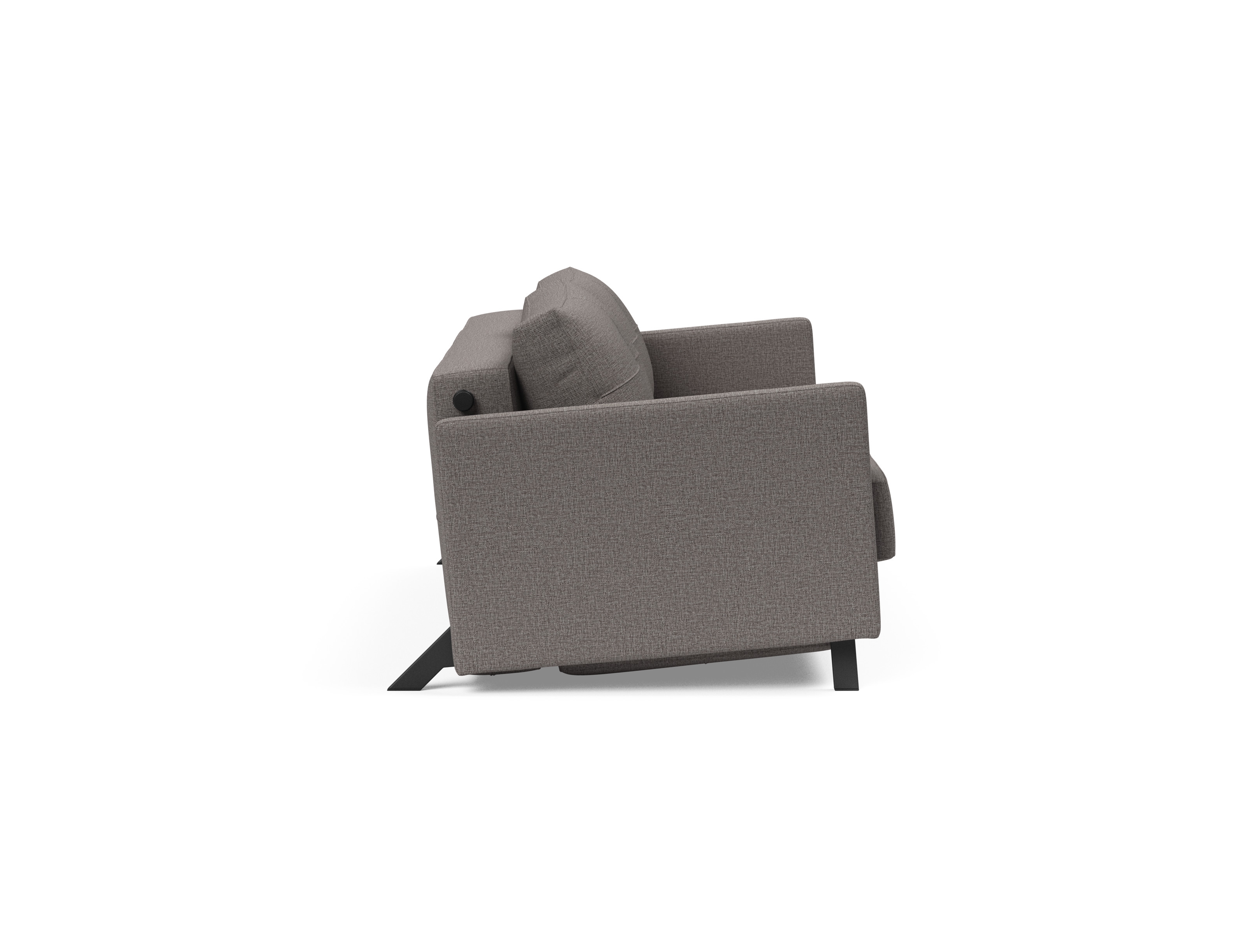 Cubed 02 Deluxe Fabric Sofa Bed w/Arms, Queen Size