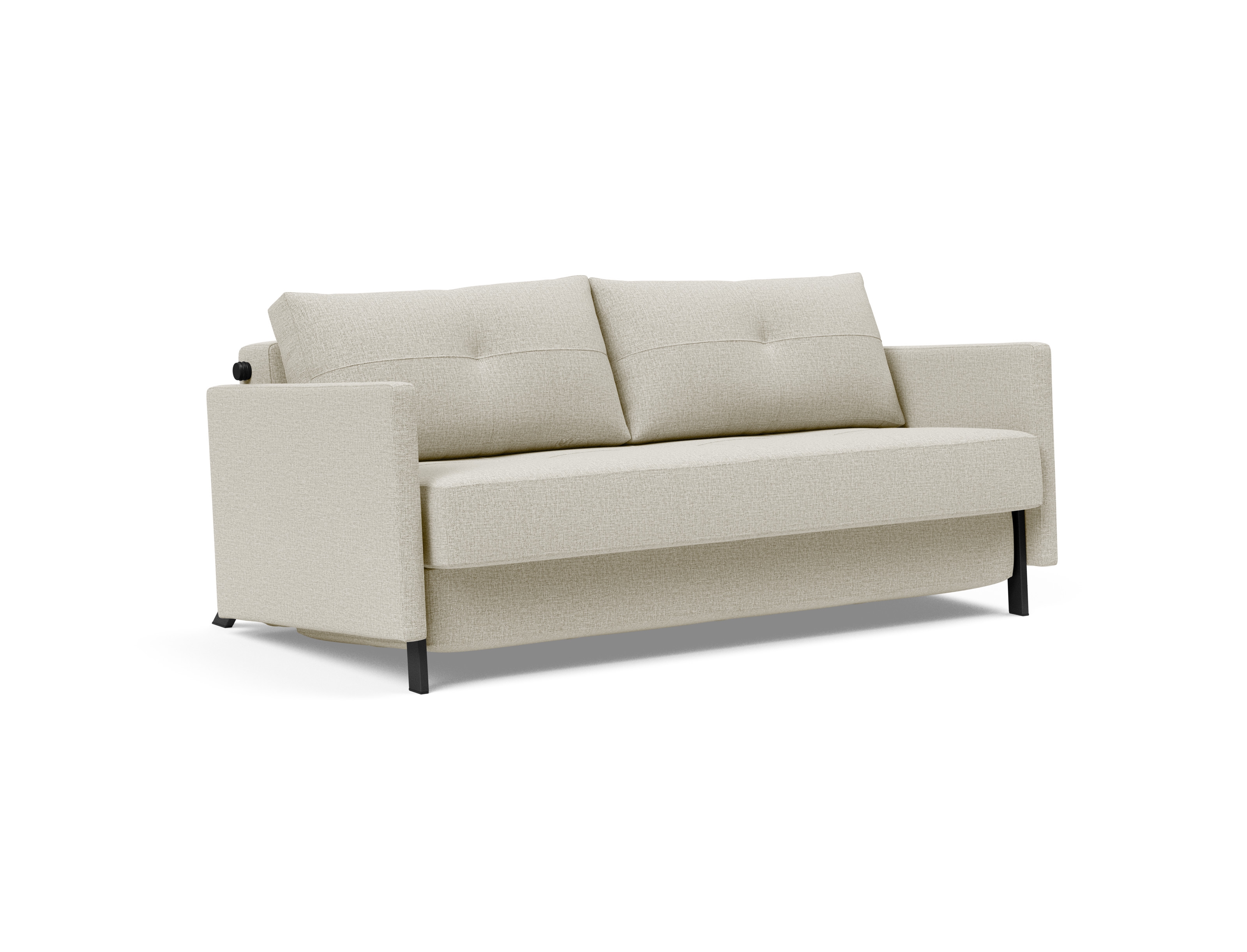Cubed Deluxe Fabric Sofa Bed w/Arms