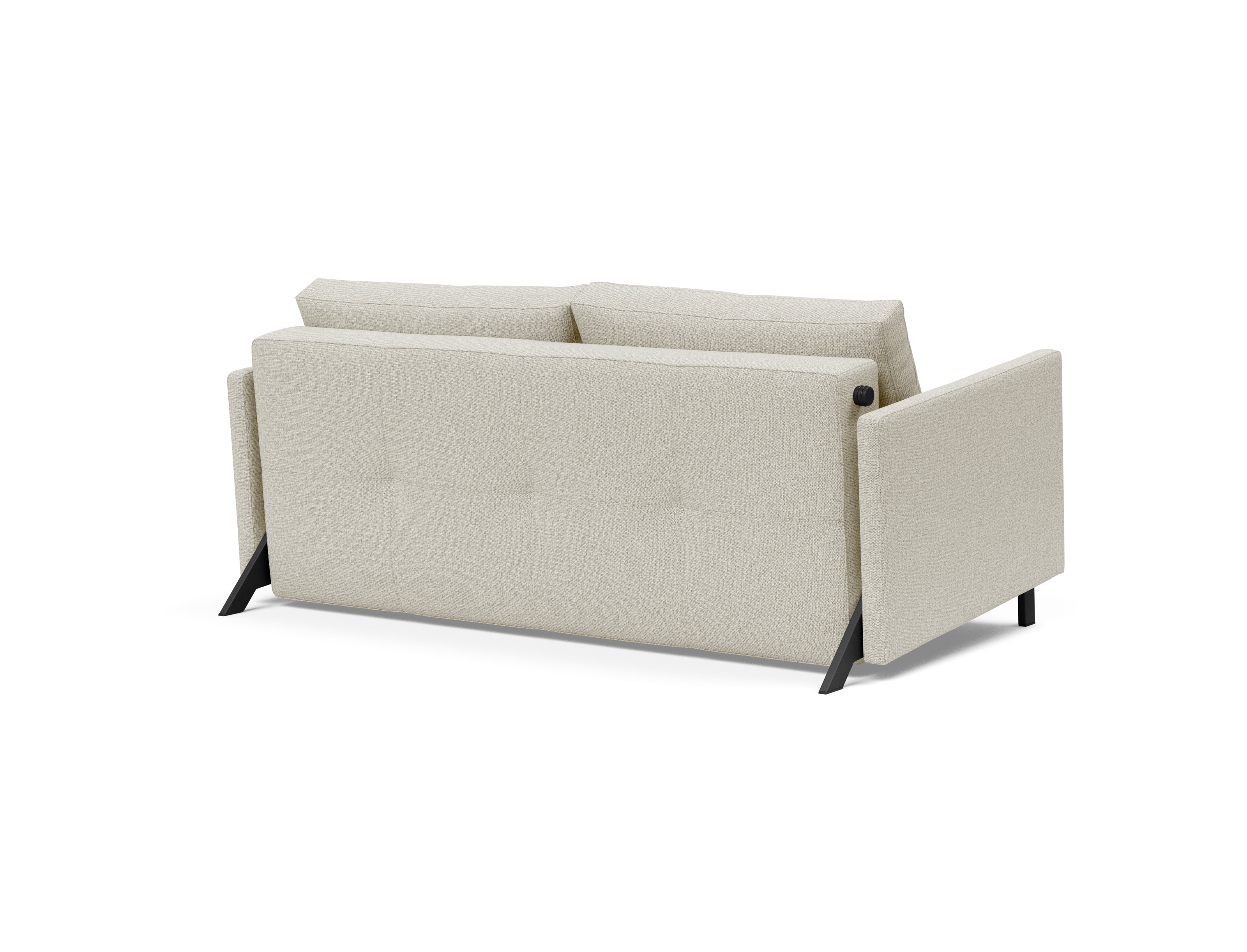 Cubed 02 Deluxe Fabric Sofa Bed w/Arms, Queen Size