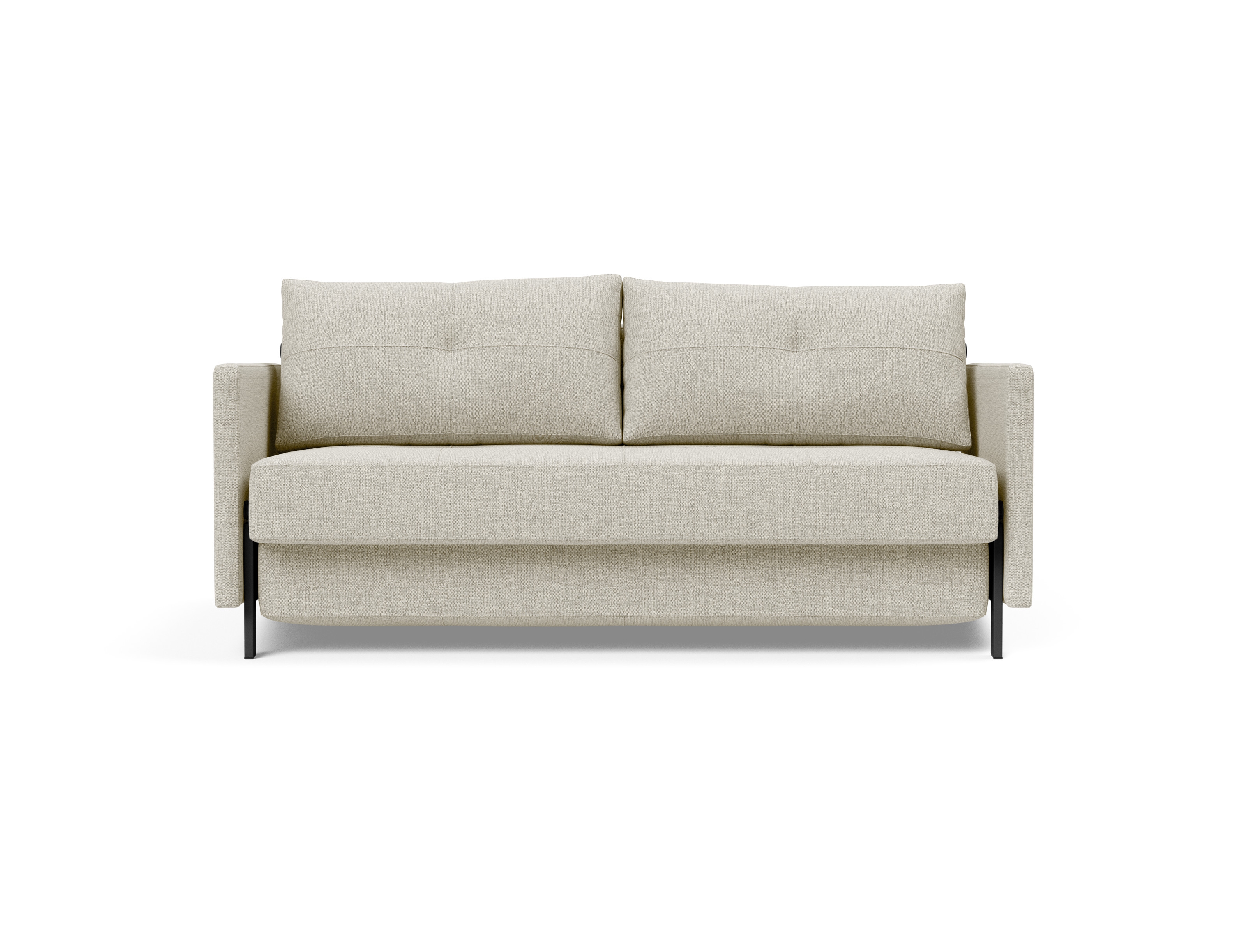 Cubed Deluxe Fabric Sofa Bed w/Arms