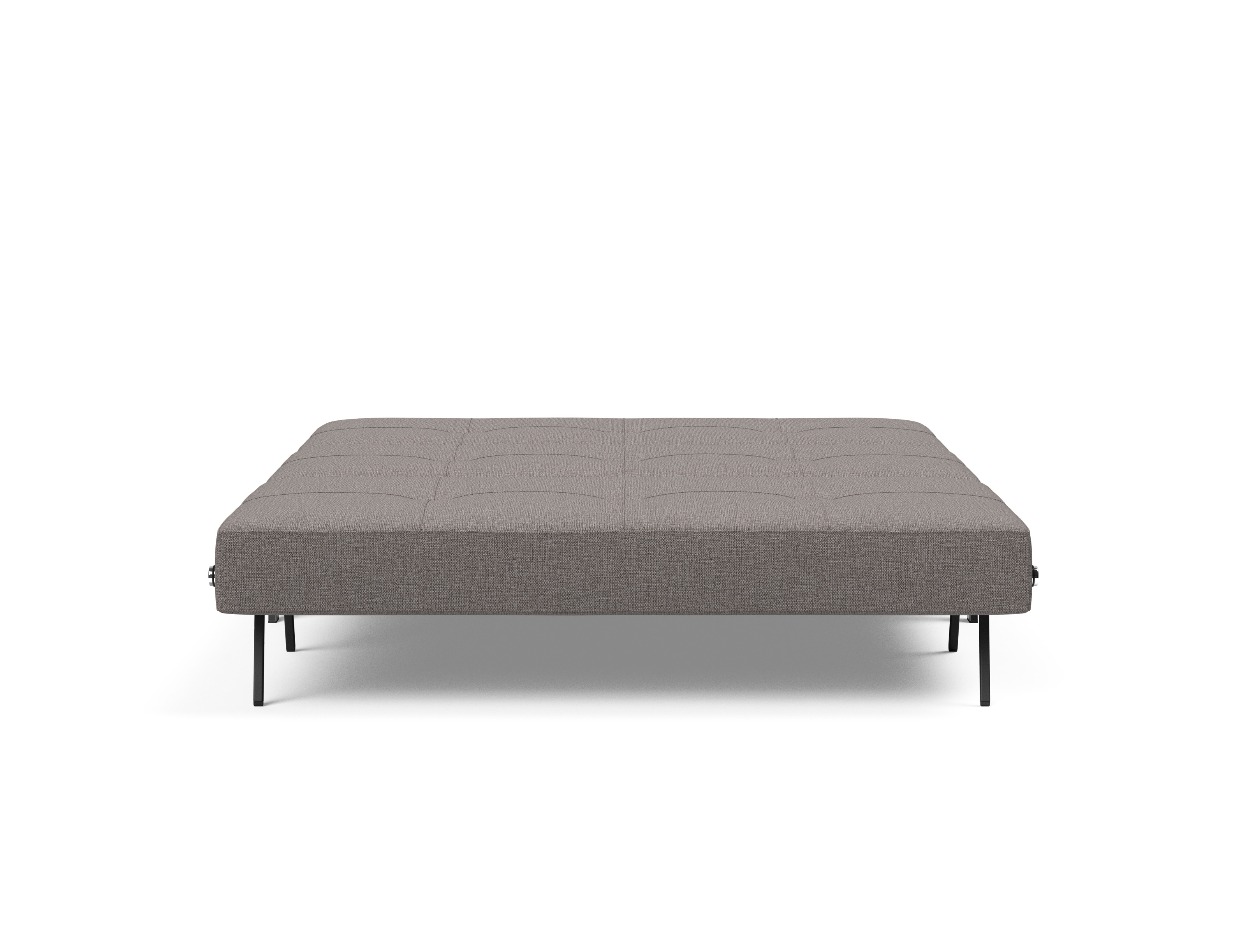 Cubed Deluxe Fabric Sofa Bed w/Chrome Legs, Queen Size