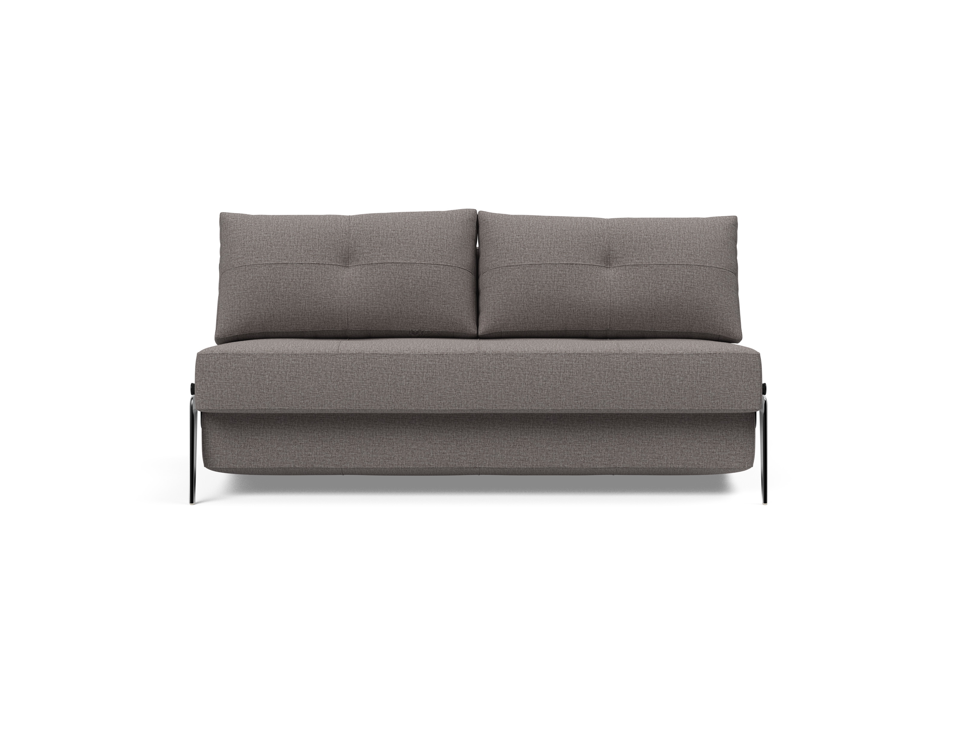Cubed Deluxe Fabric Sofa Bed w/Aluminum Legs