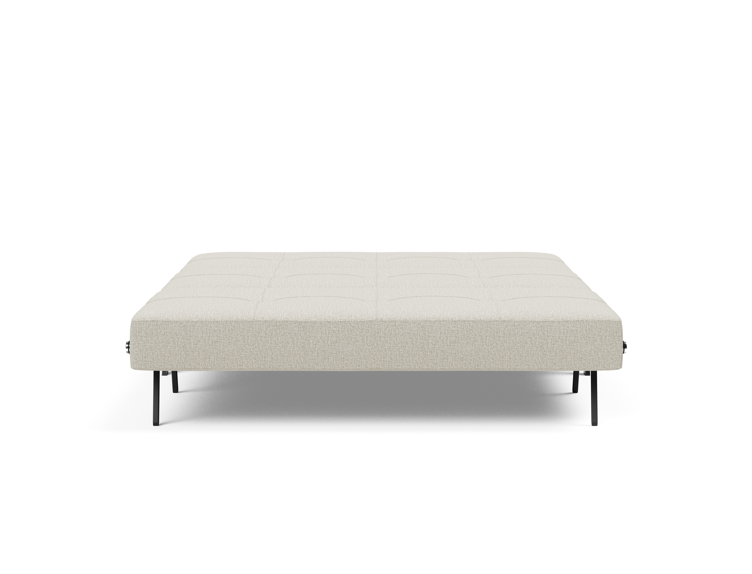 Cubed Deluxe Fabric Sofa Bed w/Chrome Legs, Queen Size