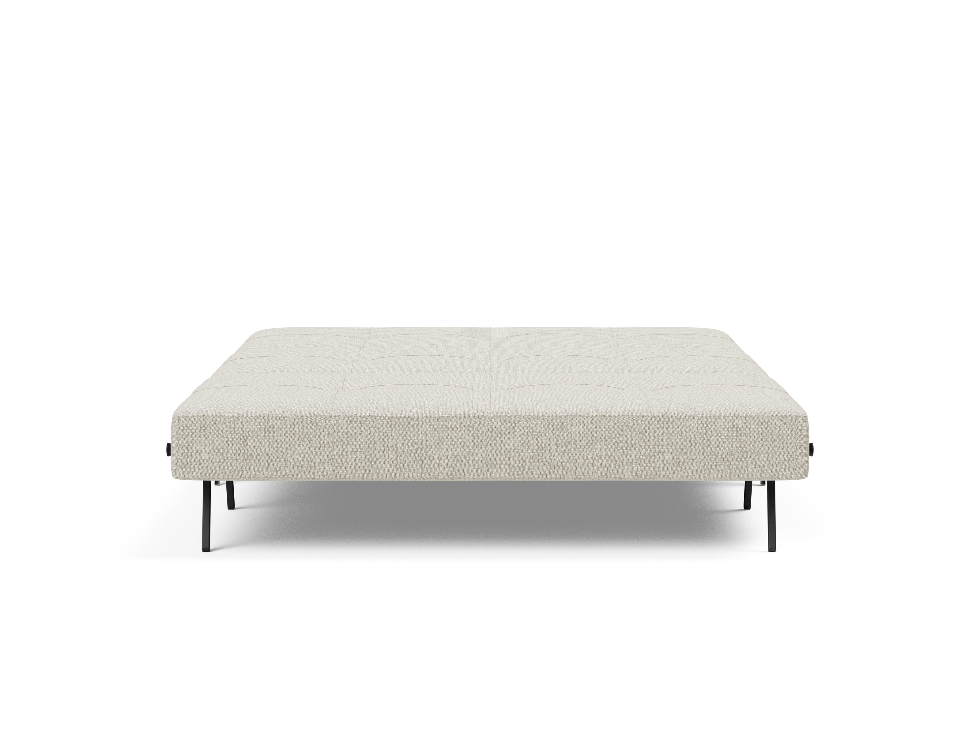 Cubed Deluxe Fabric Sofa Bed w/Aluminum Legs, Queen Size