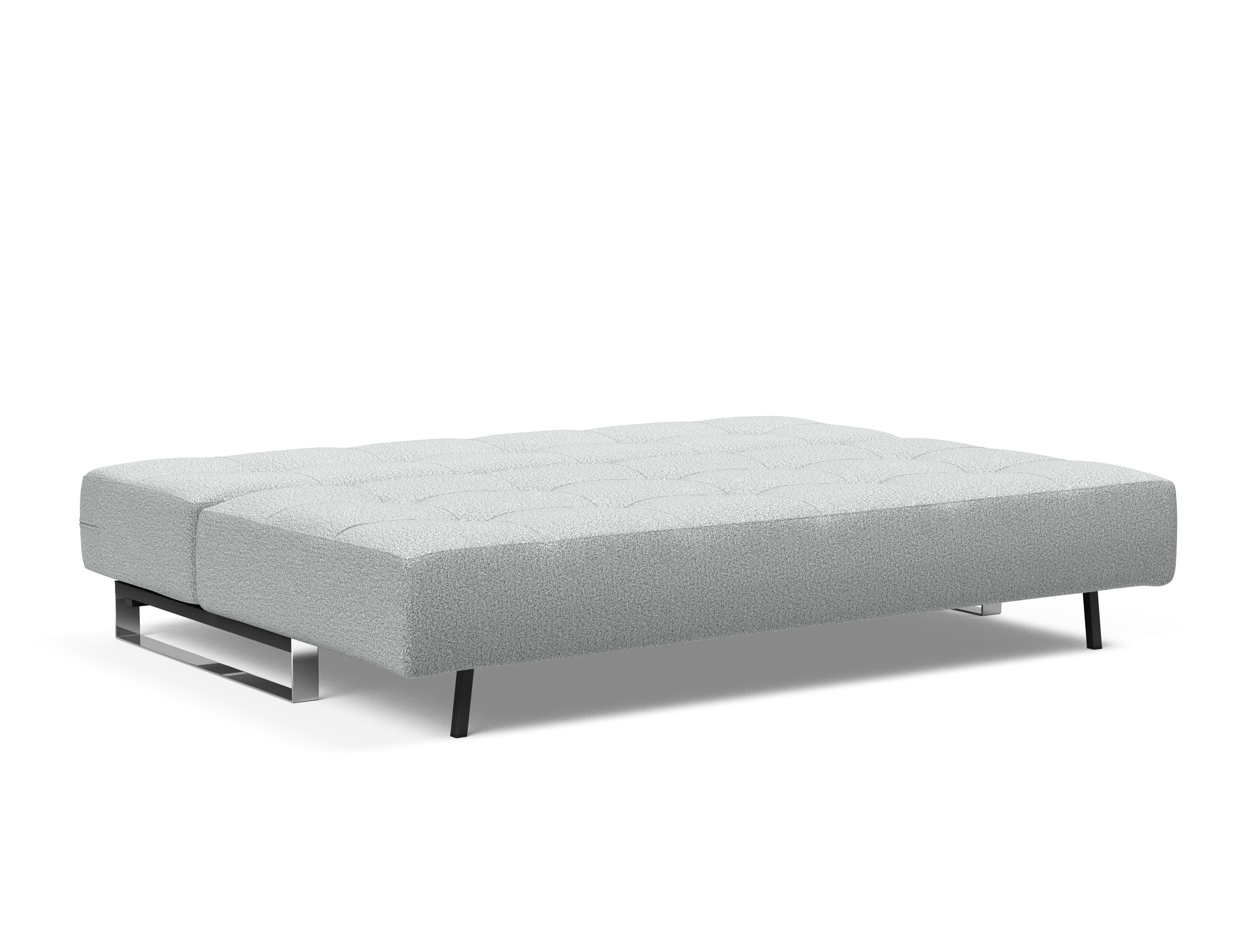 Clic Clac Fabric Sofa Bed Beige, 3-Seater Sofa Bed 