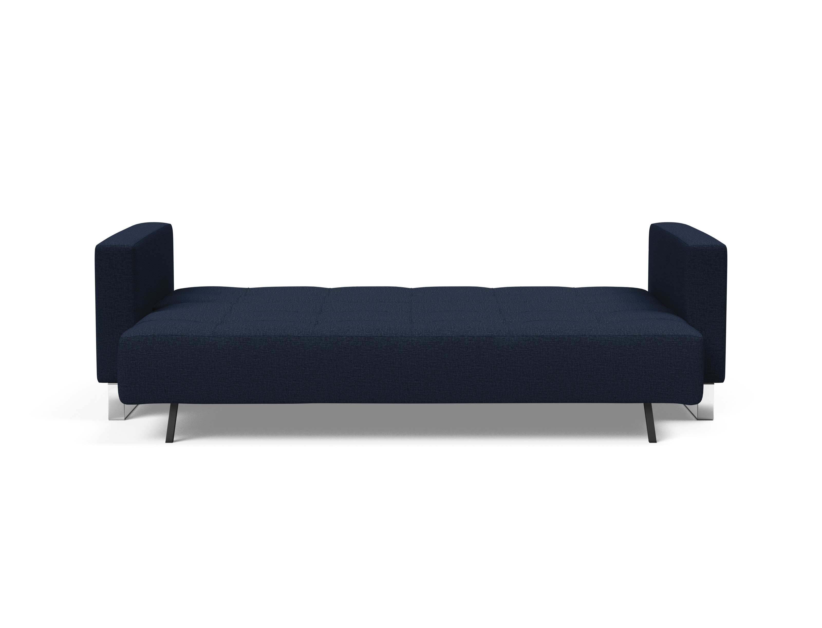 Cassius Deluxe Excess Lounger Fabric Sofa Bed w/Chrome Legs