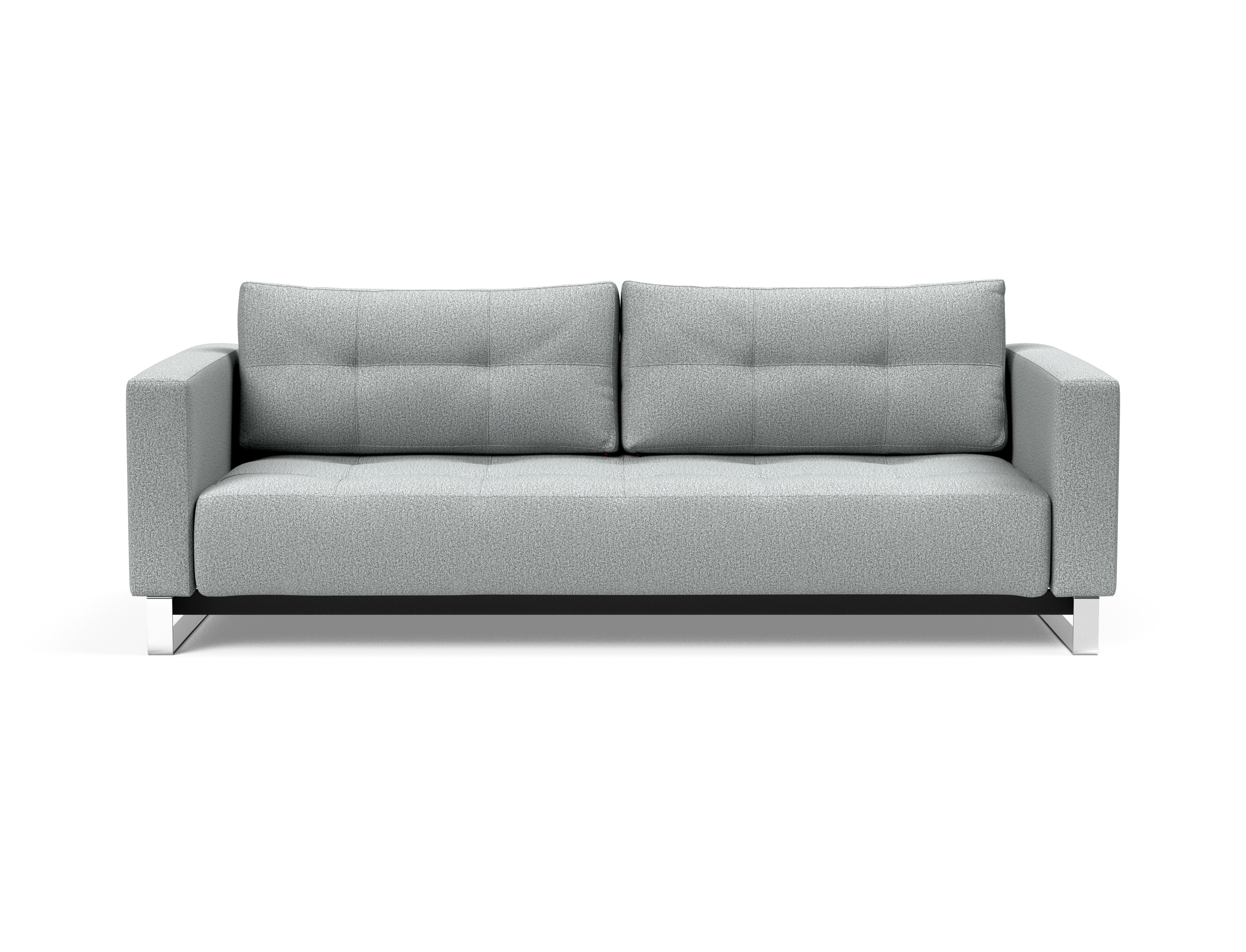 Cassius Quilted Sofa Bed Chrome
