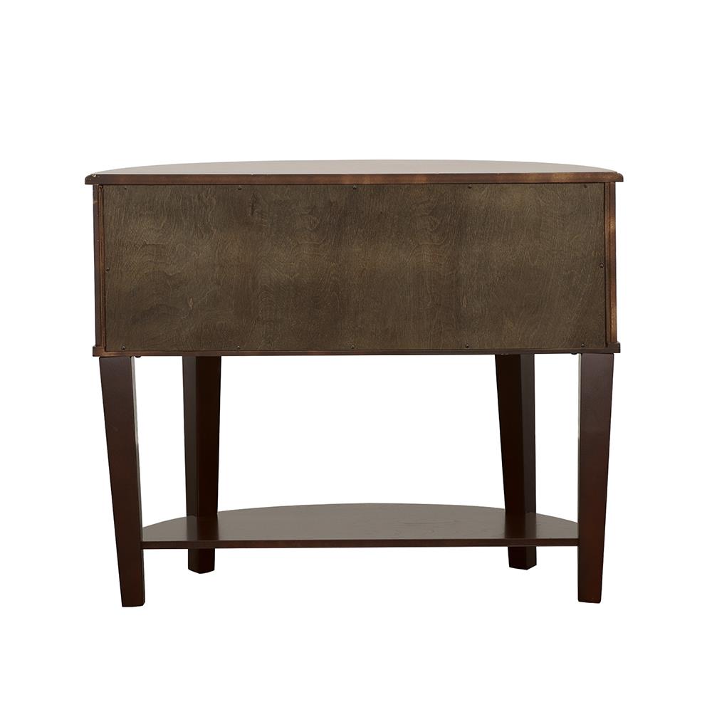 Diane 2-Drawer Demilune Shape Console Table