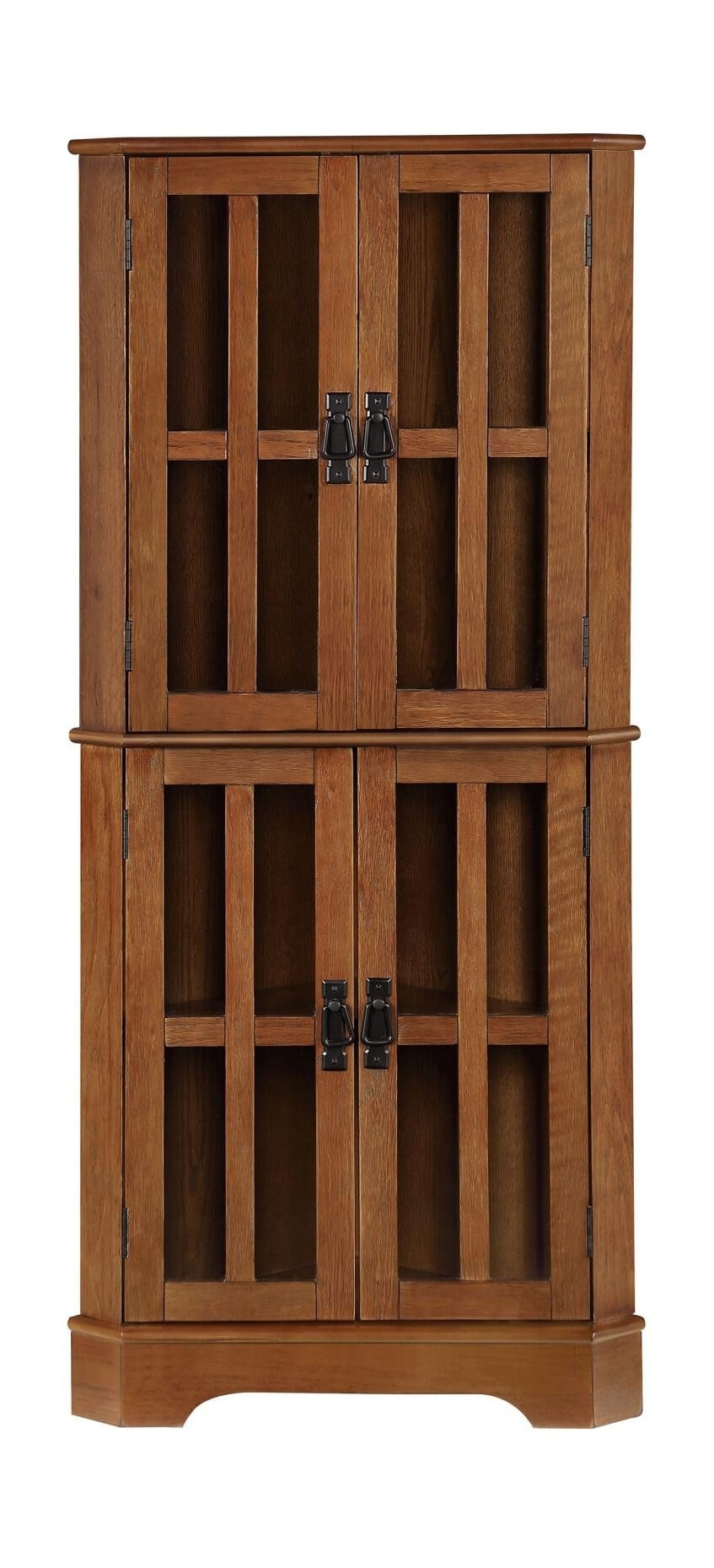 Coreosis 4-shelf Corner Curio Cabinet