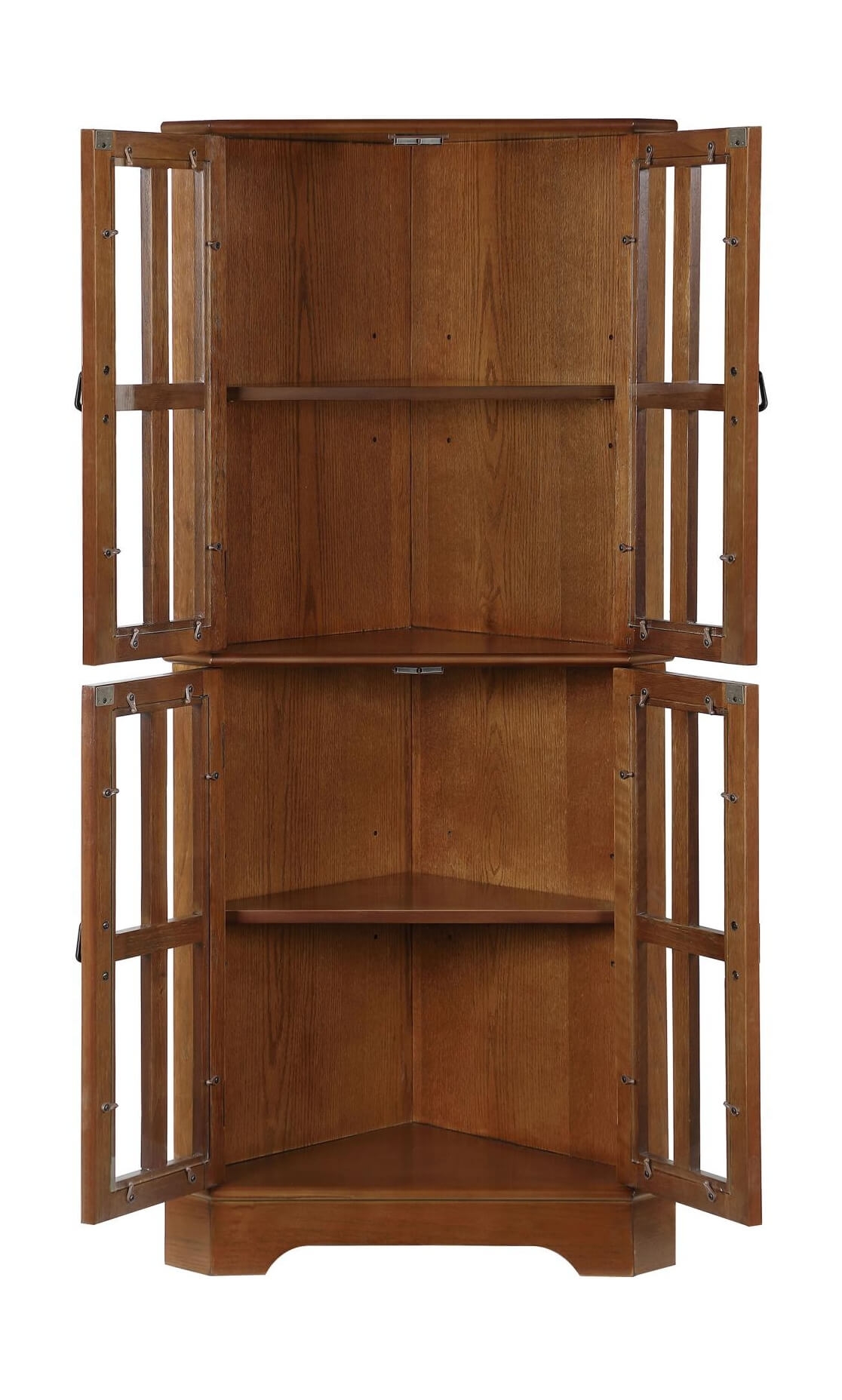 Coreosis 4-shelf Corner Curio Cabinet