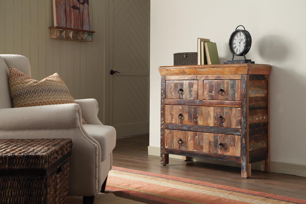 Harper 4-drawer Wood Accent Cabinet