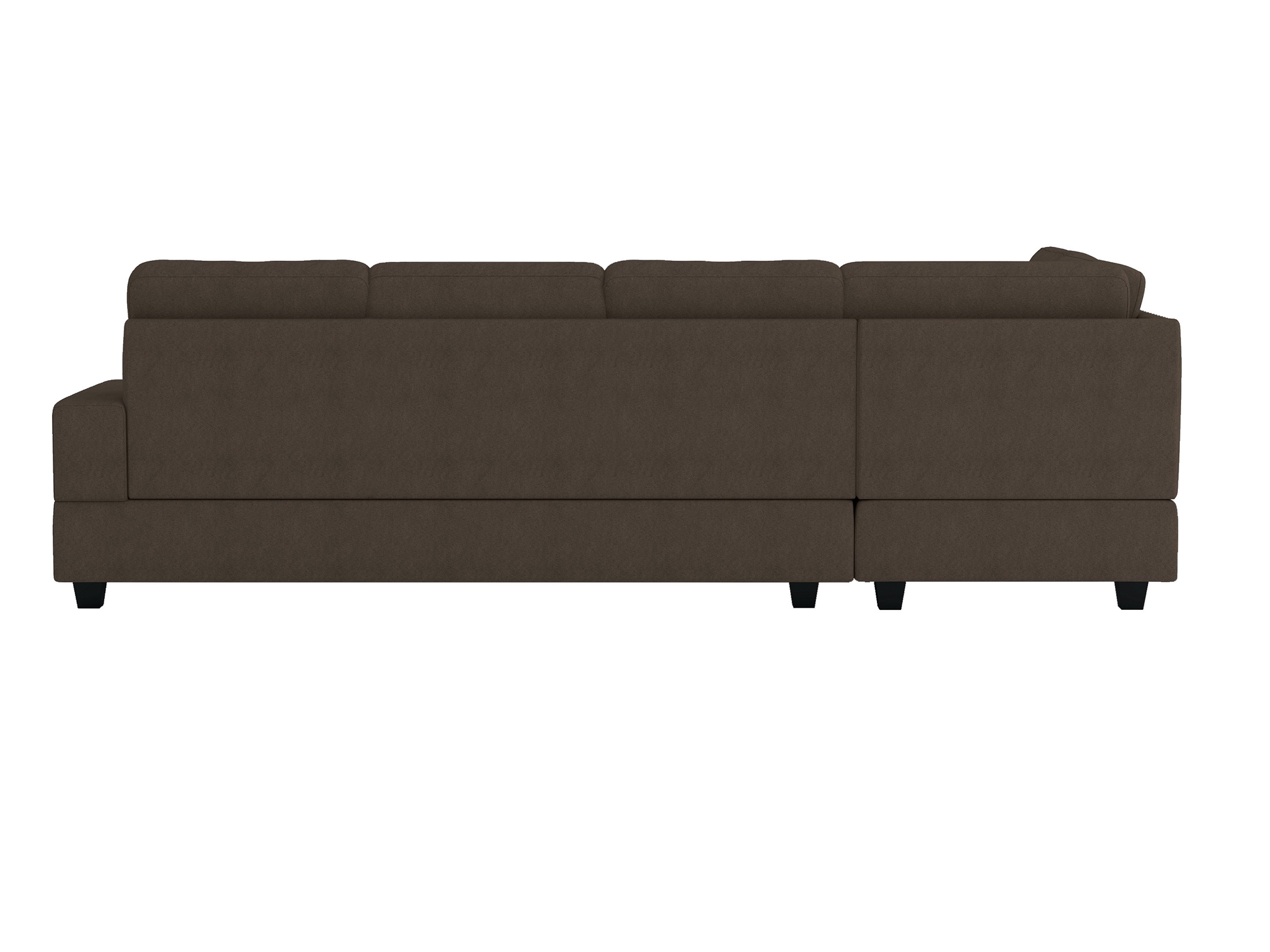 Maston Microfiber Fabric Reversible Sectional Sofa w/Chaise
