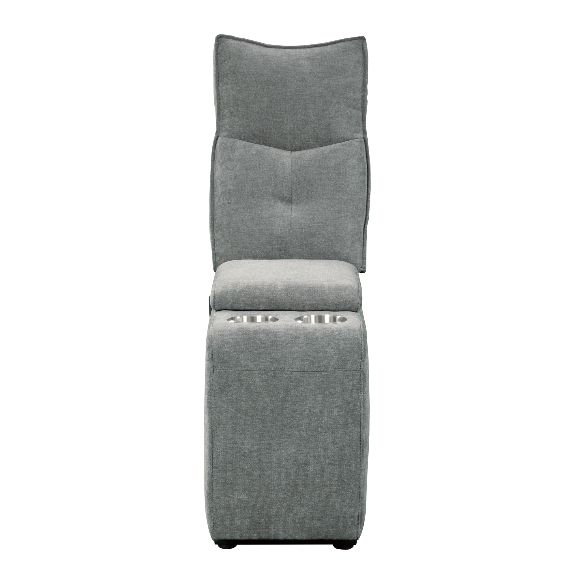 Tesoro Polyester Fabric Power Double Reclining Loveseat