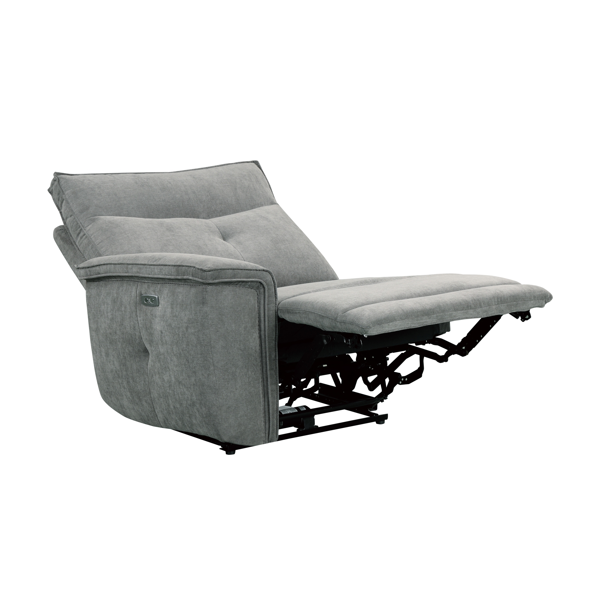 Tesoro Polyester Fabric Power Double Reclining Loveseat