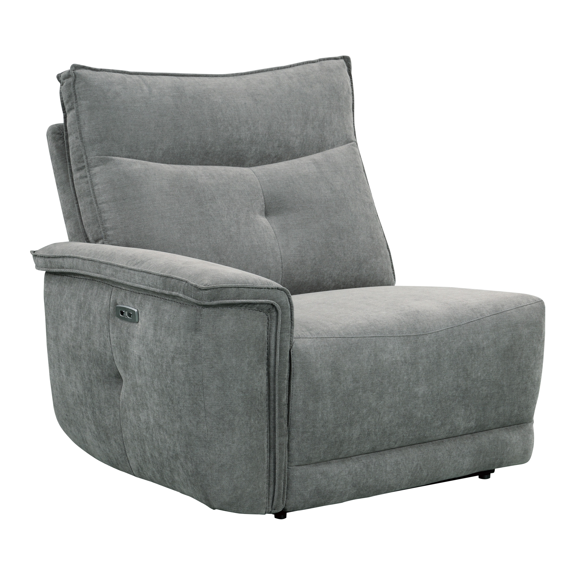 Tesoro Polyester Fabric Power Double Reclining Loveseat