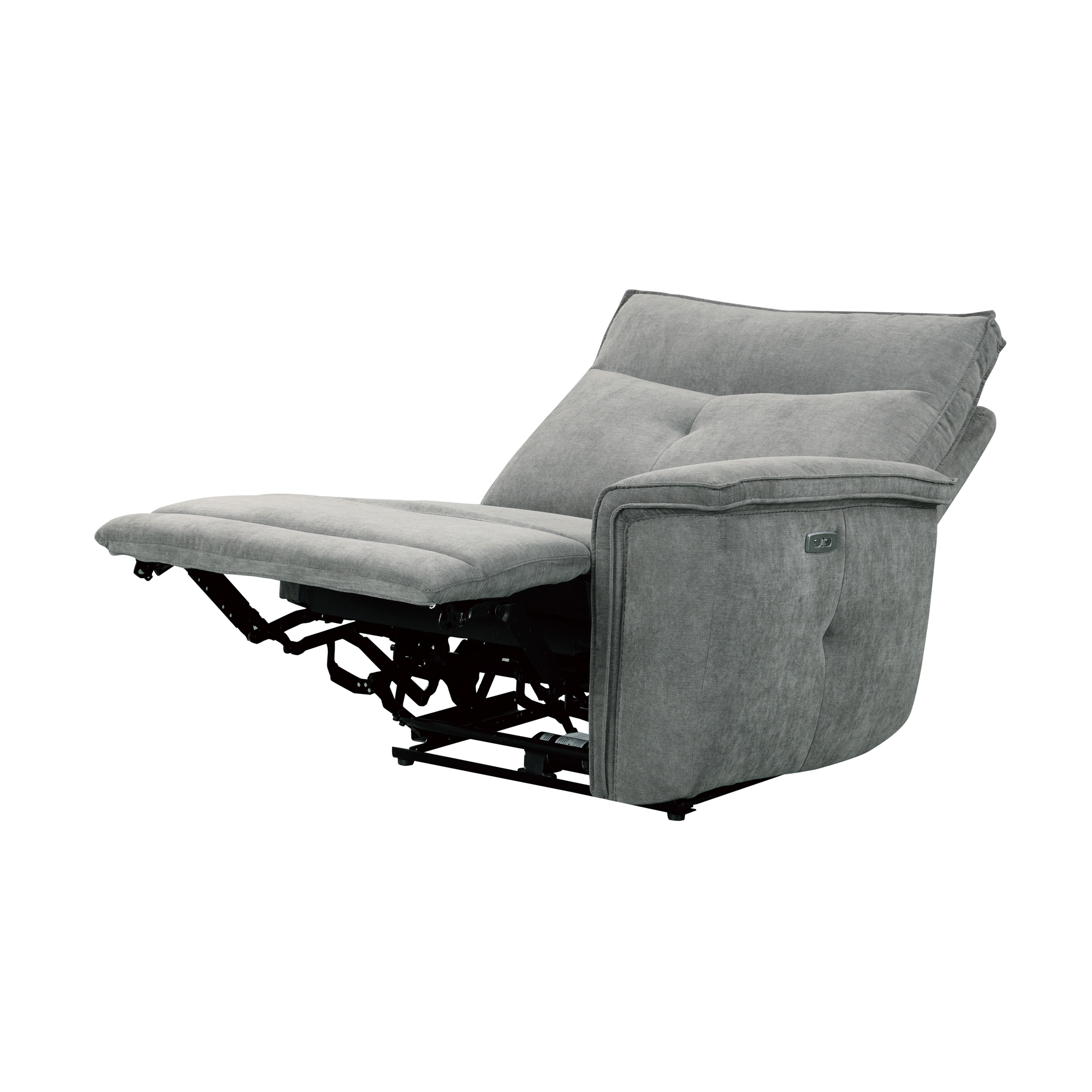 Tesoro Polyester Fabric Power Double Reclining Loveseat
