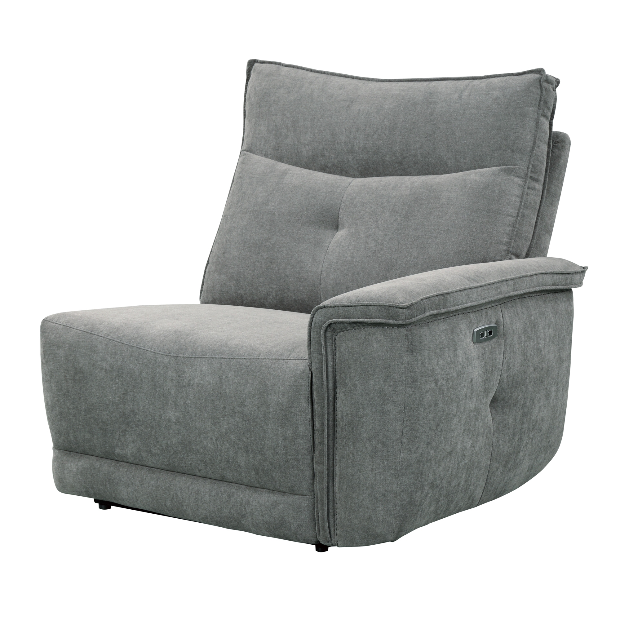 Tesoro Polyester Fabric Power Double Reclining Loveseat