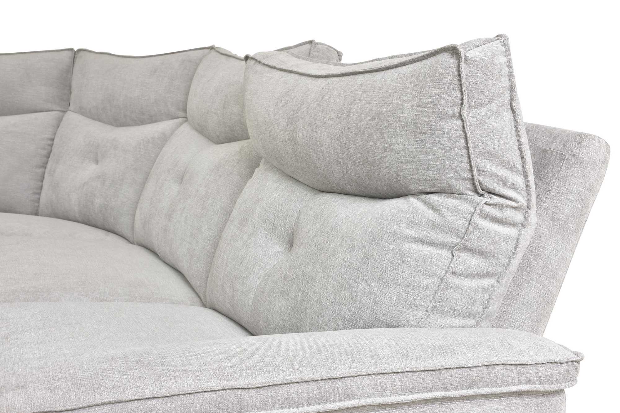 Tesoro Polyester/Nylon Fabric Modular Reclining Sectional Sofa
