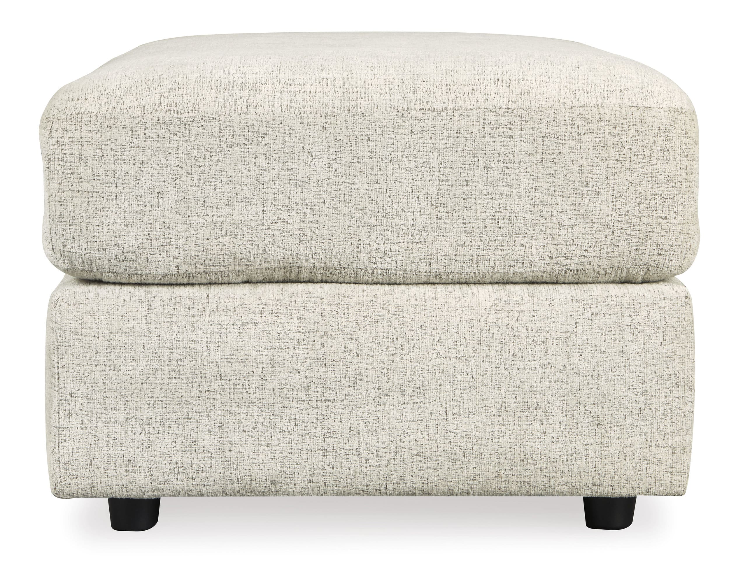 Soletren 52" Rectangular Oversized Ottoman - Stone Gray Textured Polyester