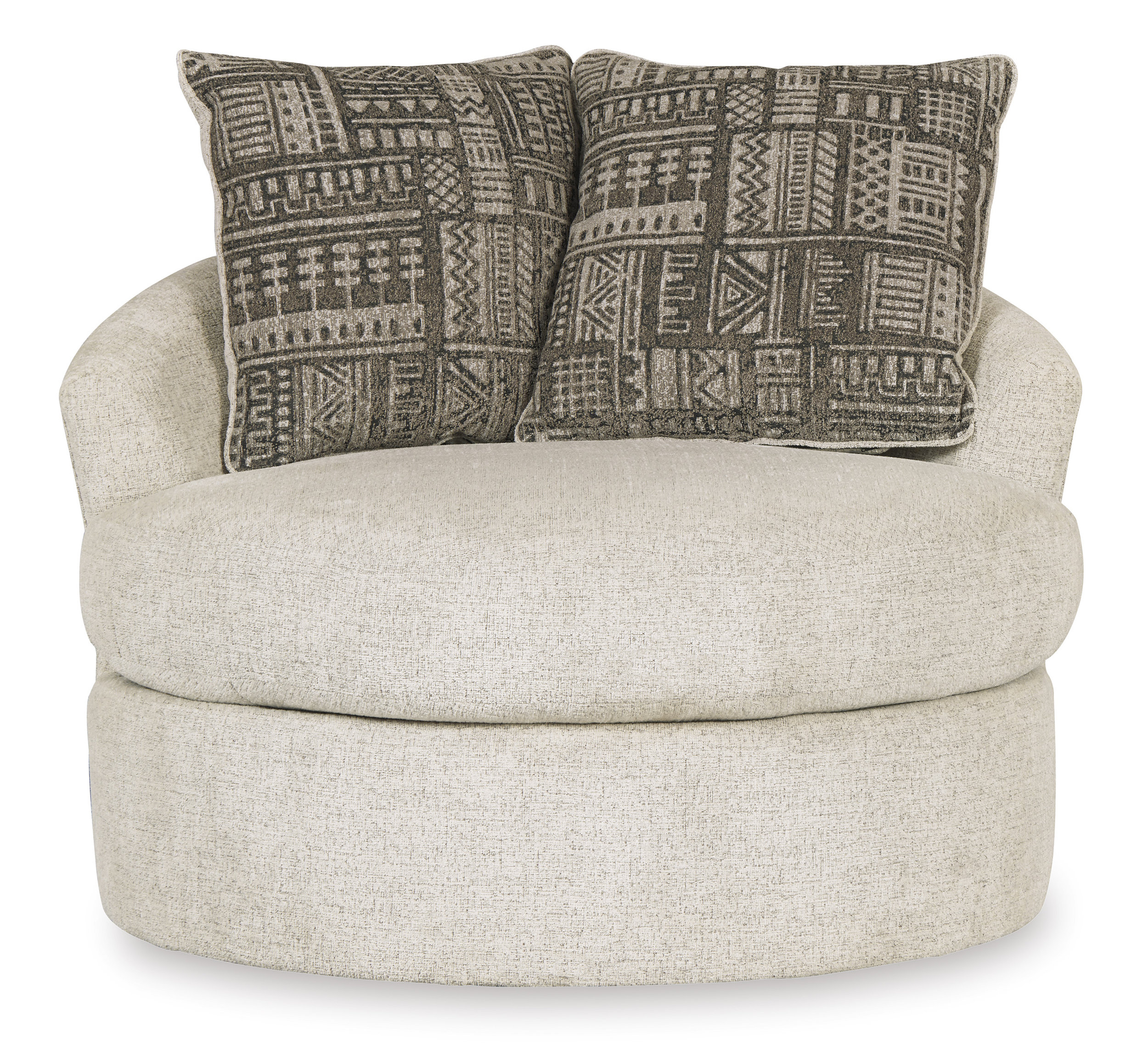 Soletren Polyester Swivel Accent Chair