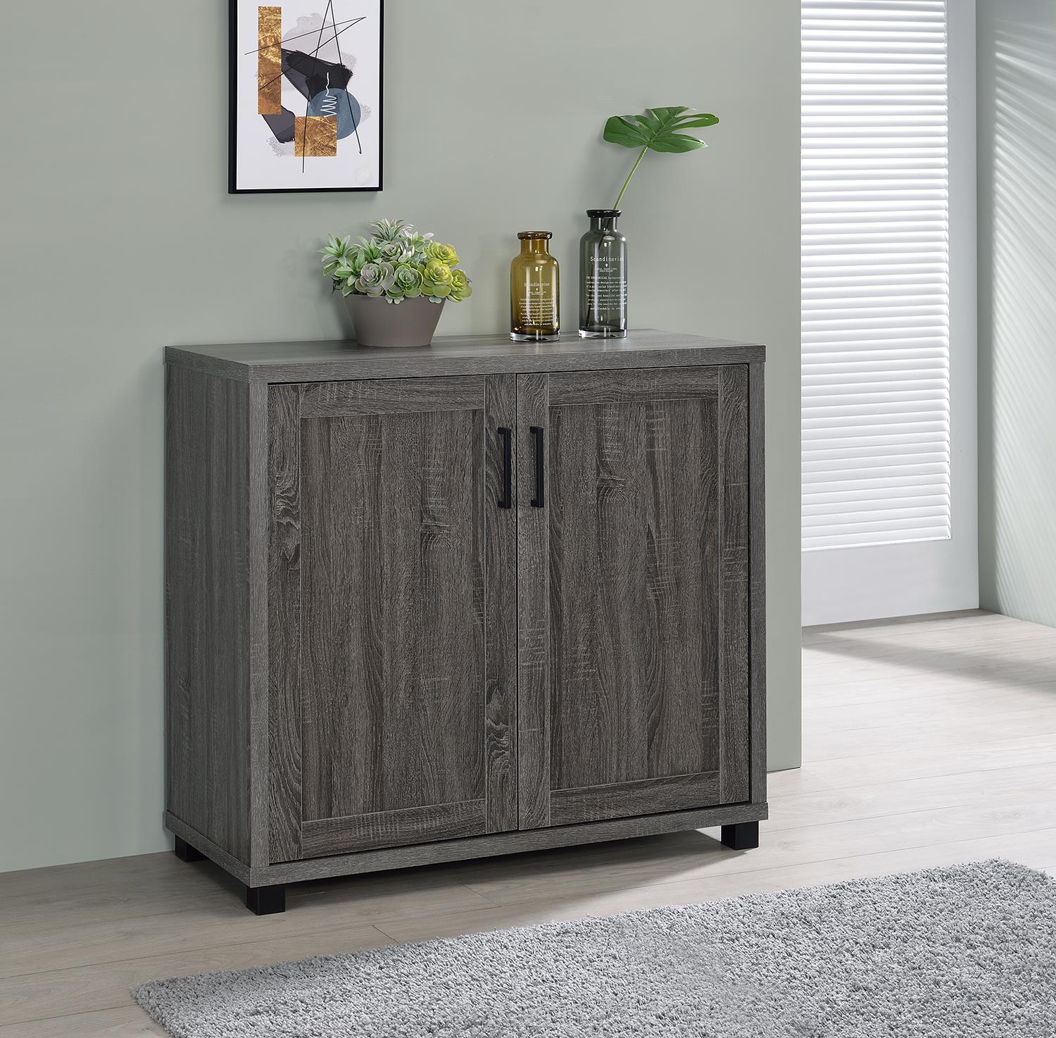 Filch 2-door Wood Veneer Accent Cabinet