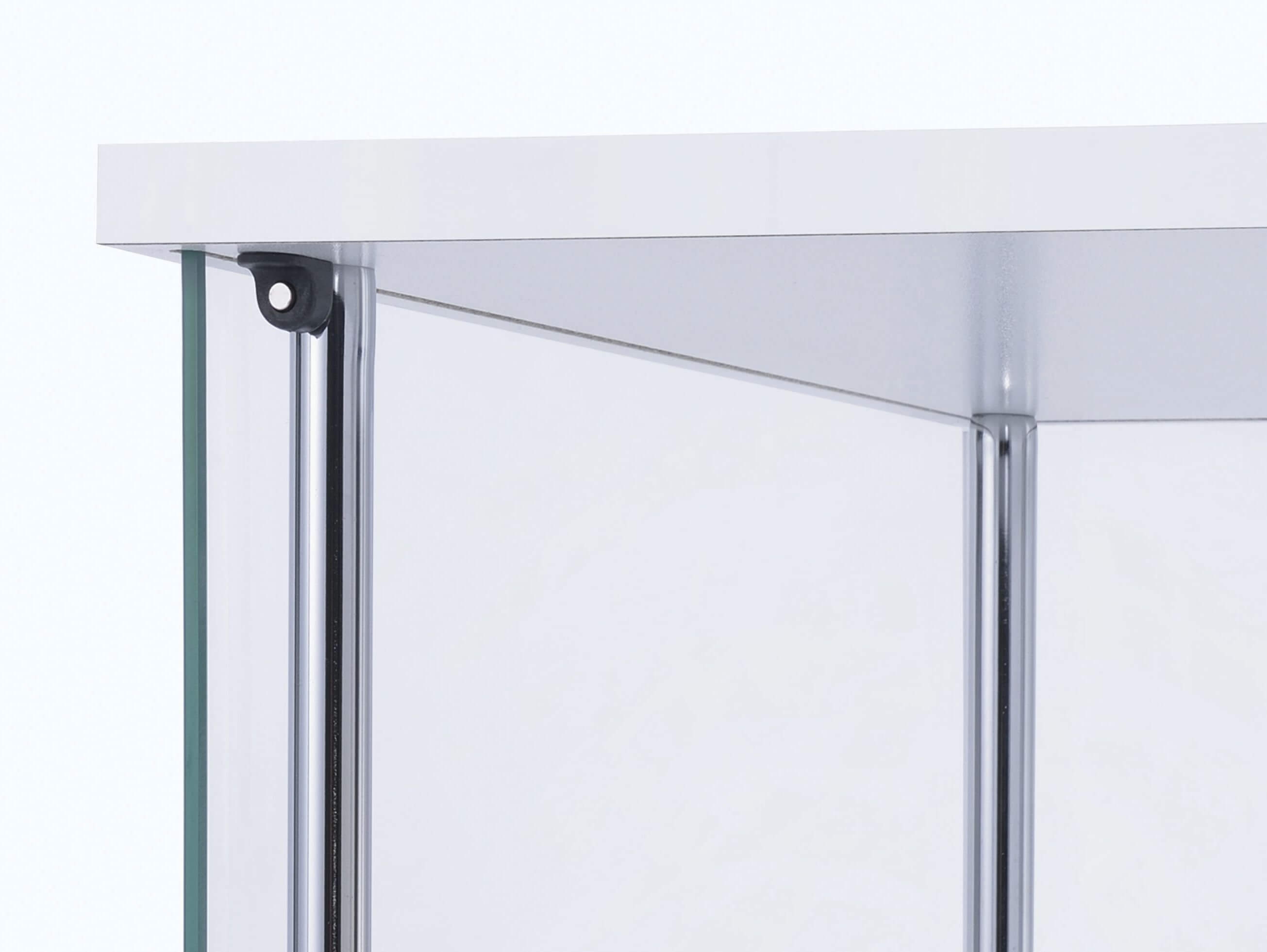 Bellatrix 4-shelf Glass Curio Cabinet