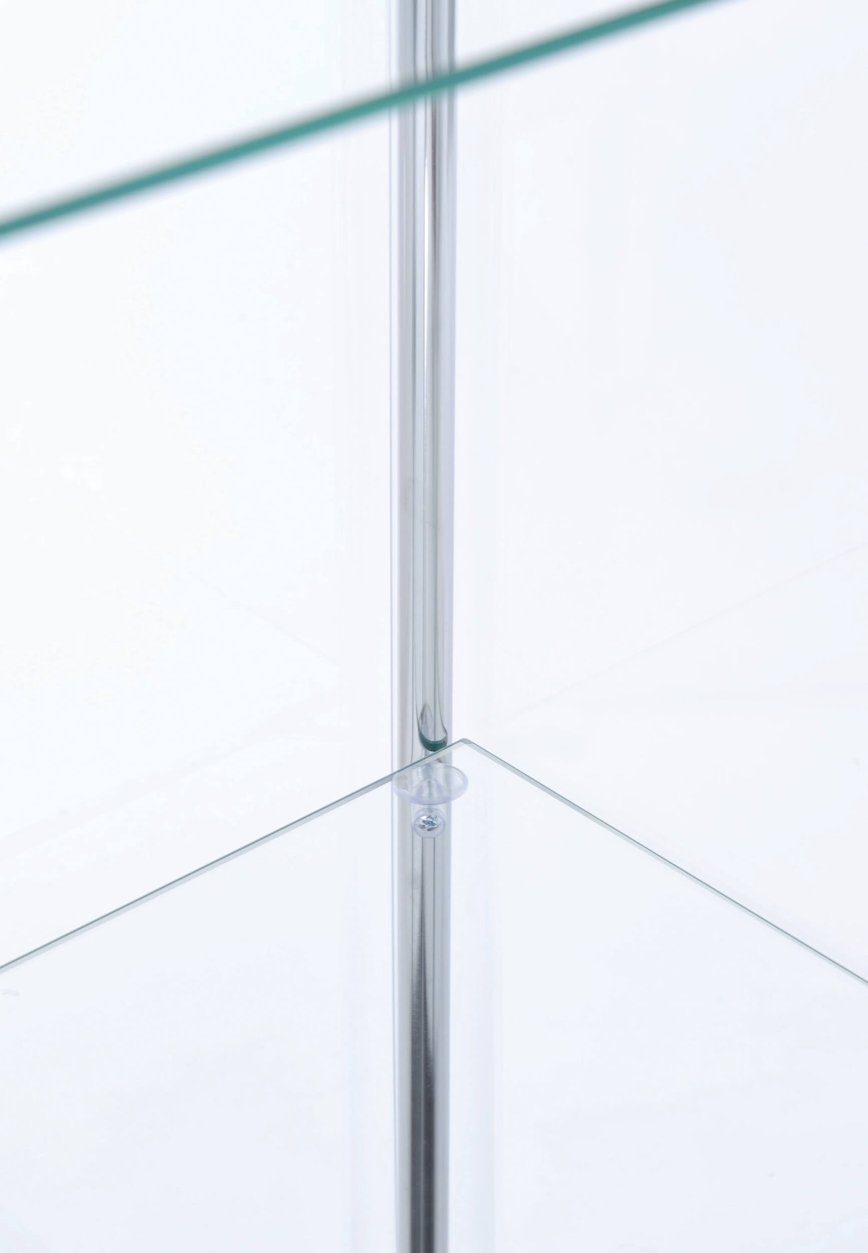 Bellatrix 4-shelf Glass Curio Cabinet