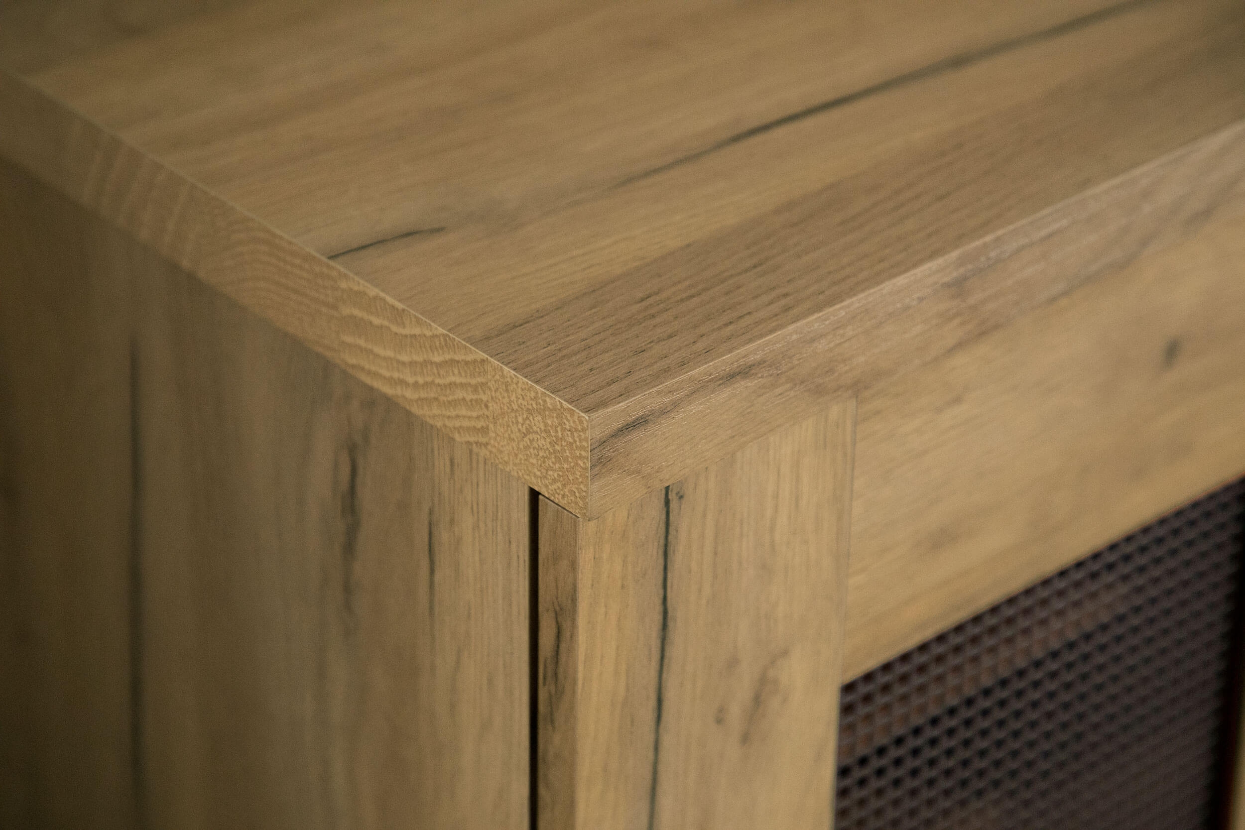 Bristol Accent Cabinet with Metal Mesh Door