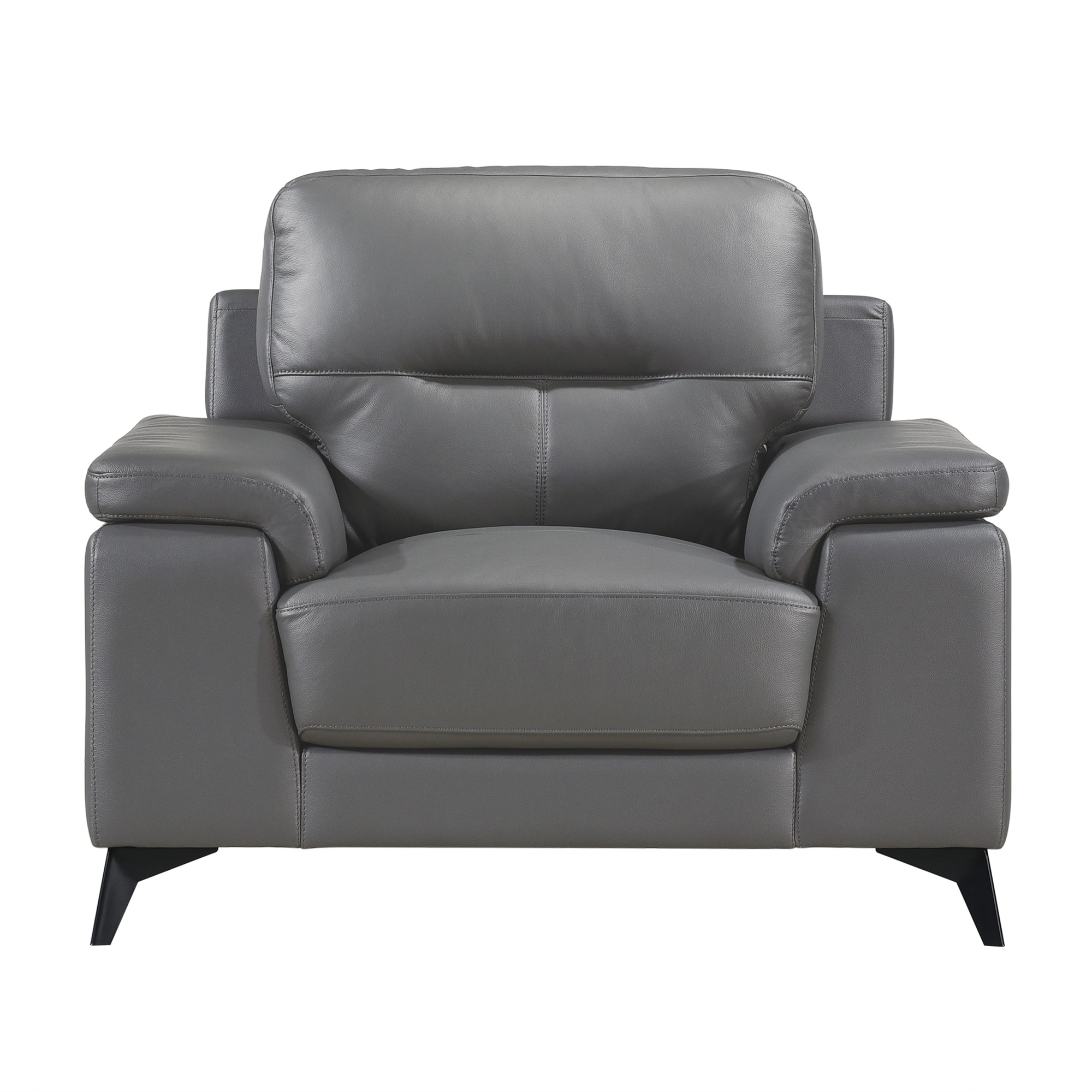 Mischa Leather/Bi-Cast Vinyl Chair