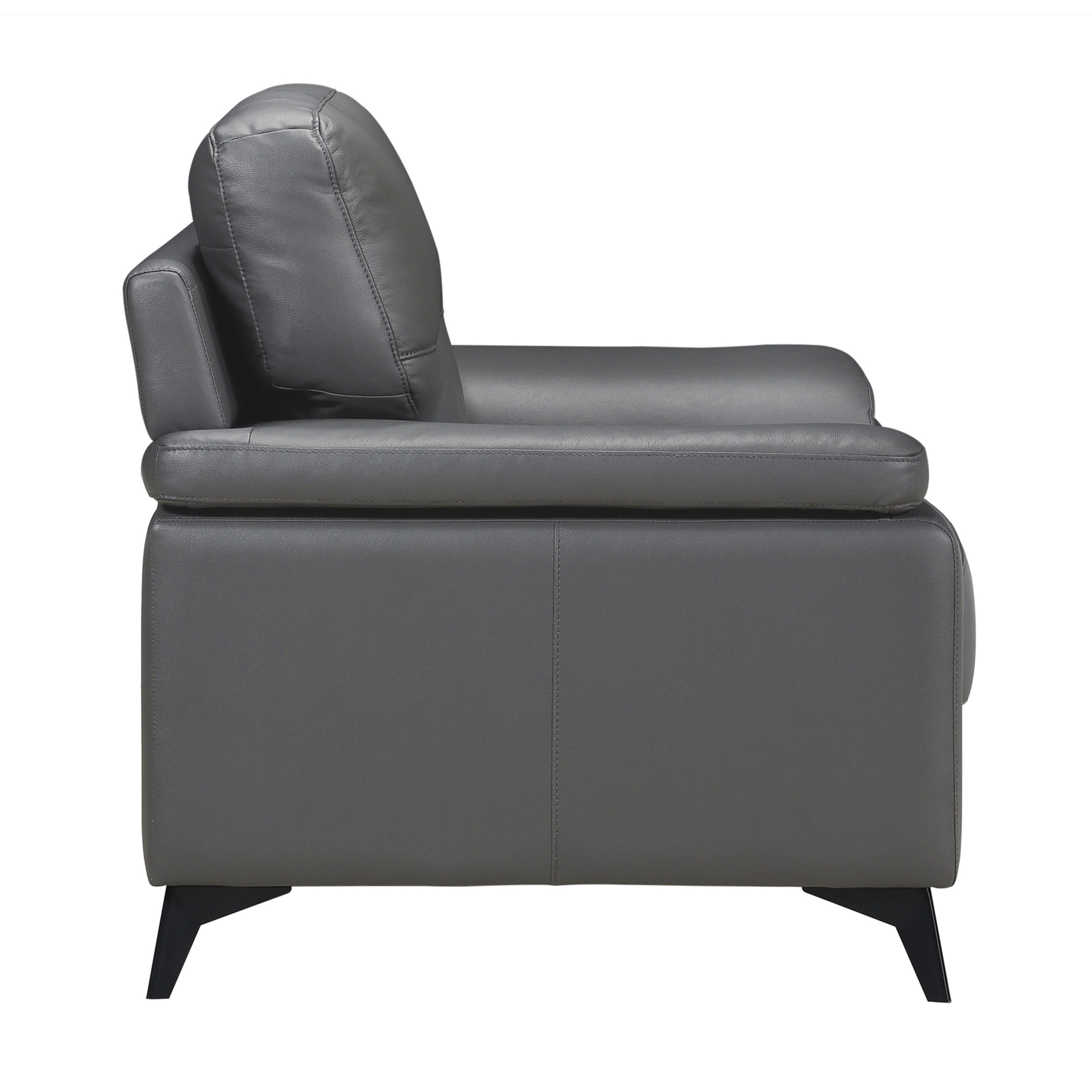 Mischa Leather/Bi-Cast Vinyl Chair