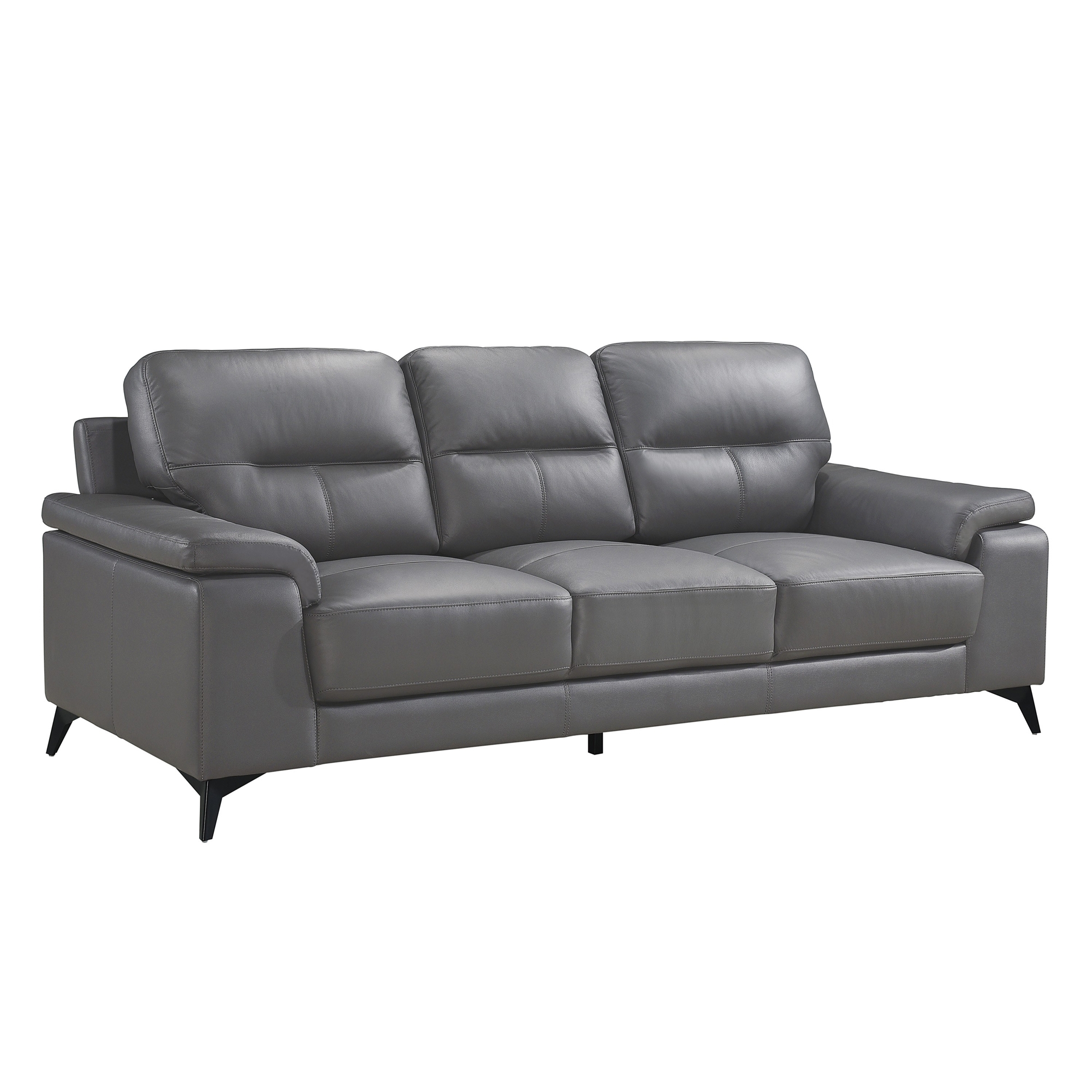 Mischa Leather/Bi-Cast Vinyl Sofa