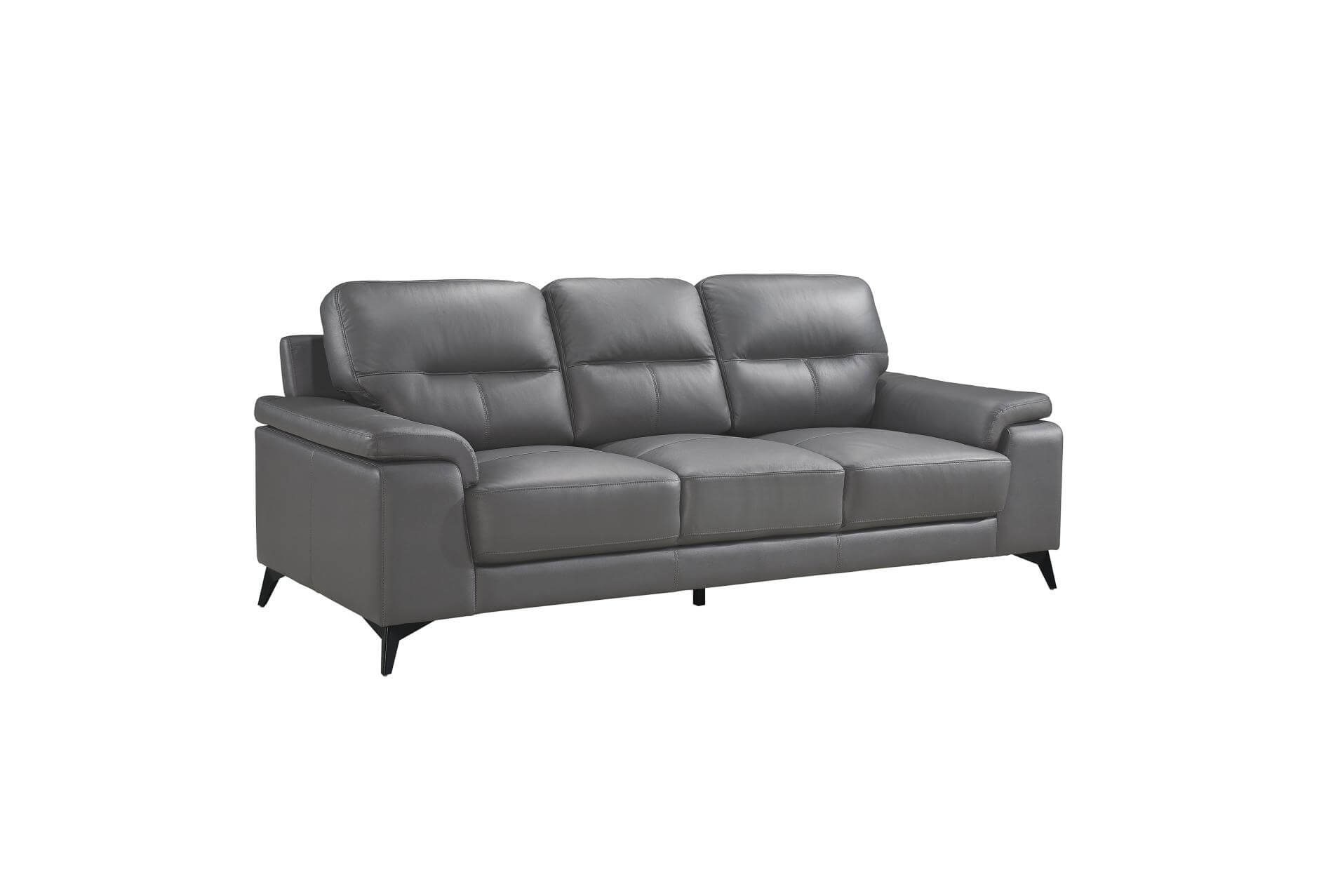 Mischa Leather/Bi-Cast Vinyl Living Room Set by Homelegance