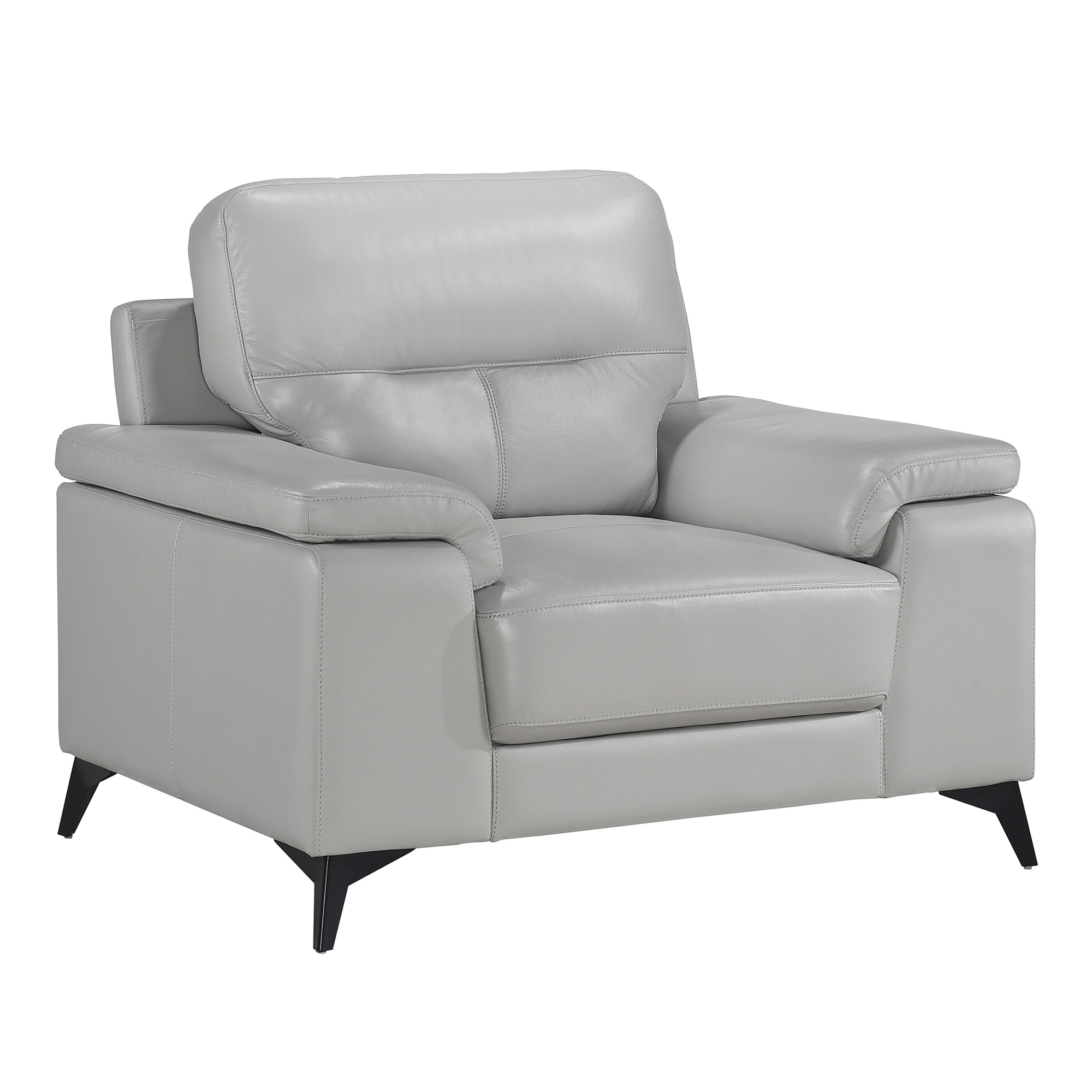 Mischa Leather/Bi-Cast Vinyl Chair