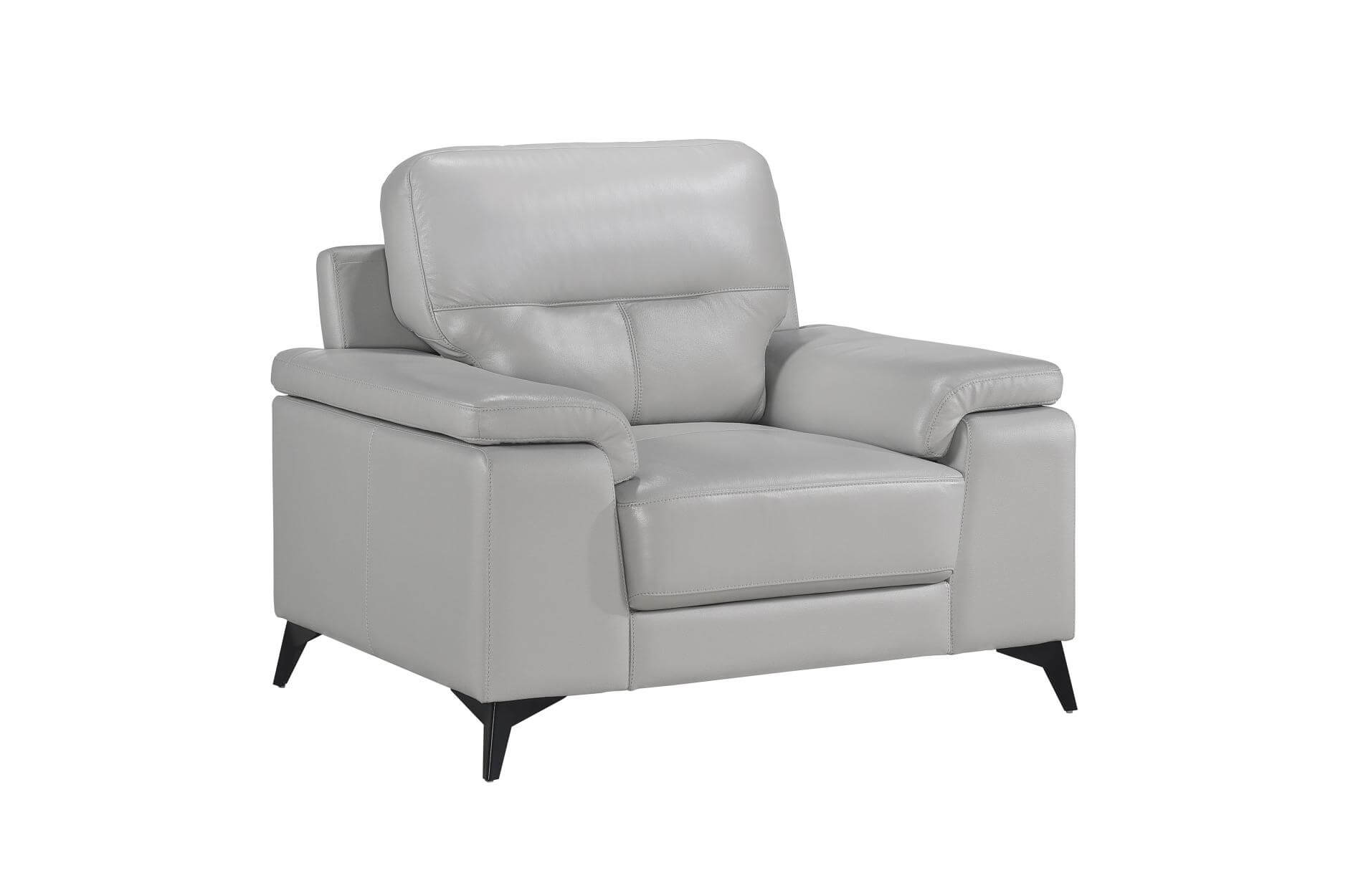 Mischa Leather/Bi-Cast Vinyl Chair by Homelegance