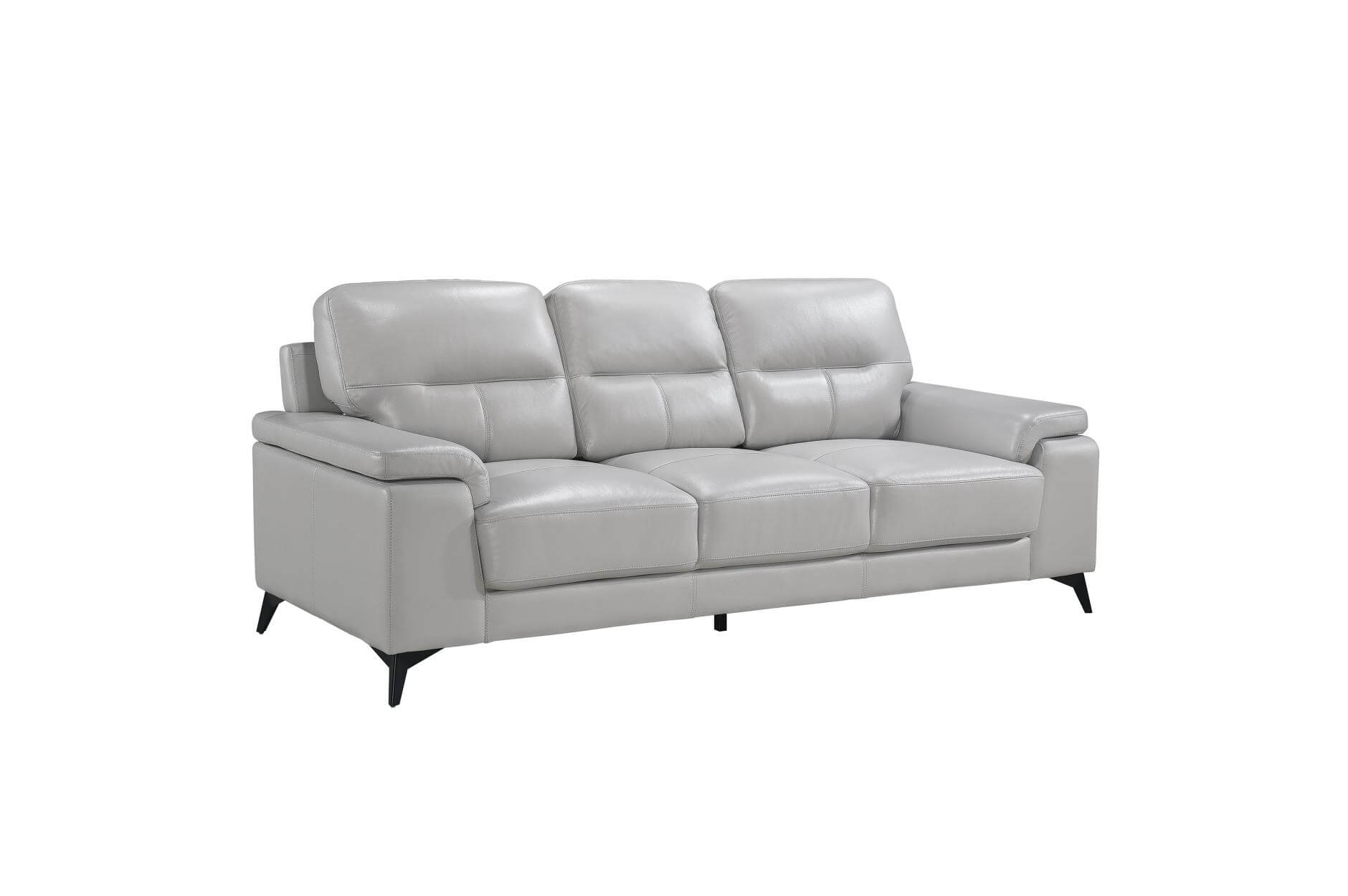 Mischa Leather/Bi-Cast Vinyl Living Room Set by Homelegance